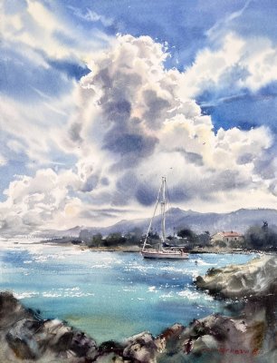 Azure Harbor Dream - Eugenia Gorbacheva