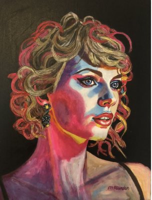 Taylor Swift portrait - Margaret Riordan