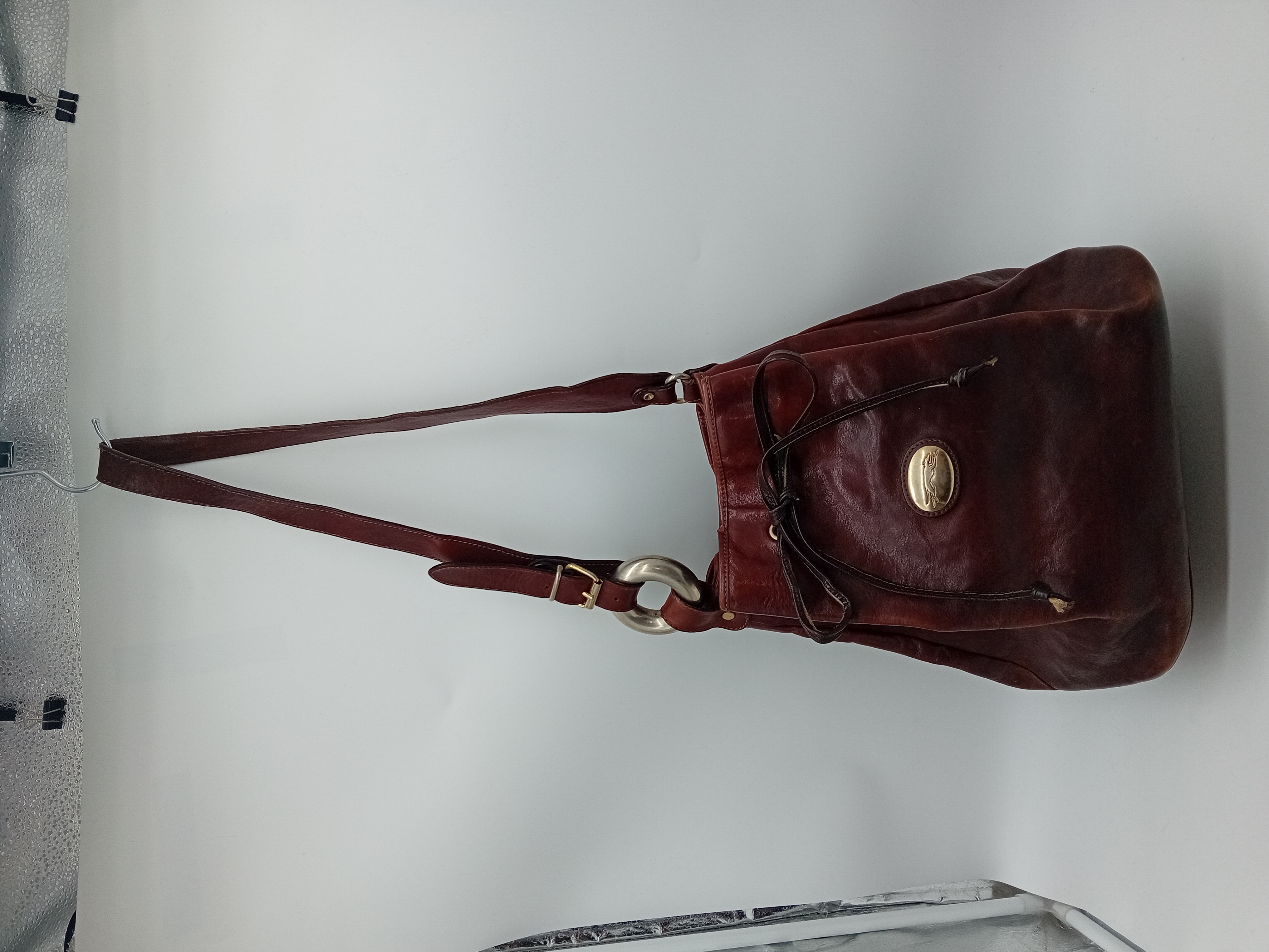 Sac Seau Vintage En Cuir