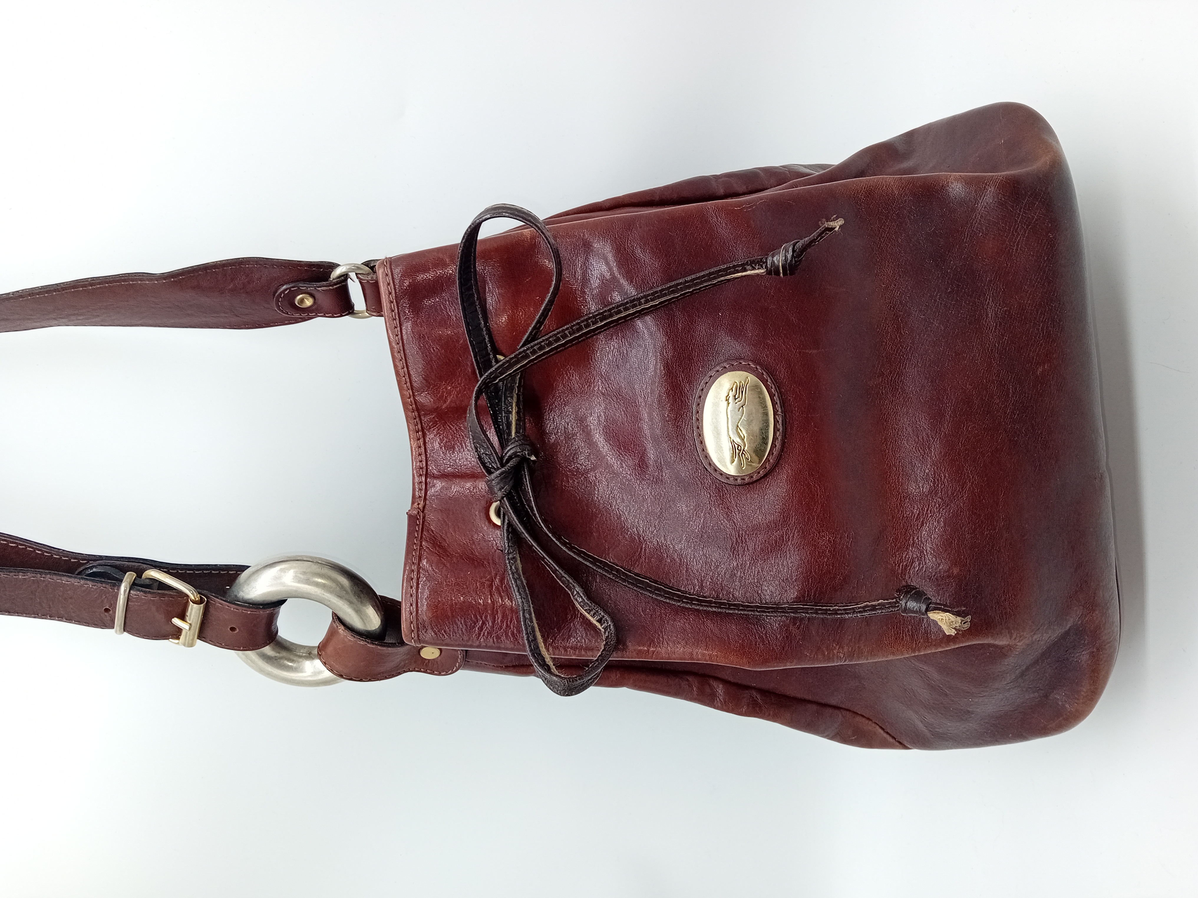 Sac Seau Vintage En Cuir