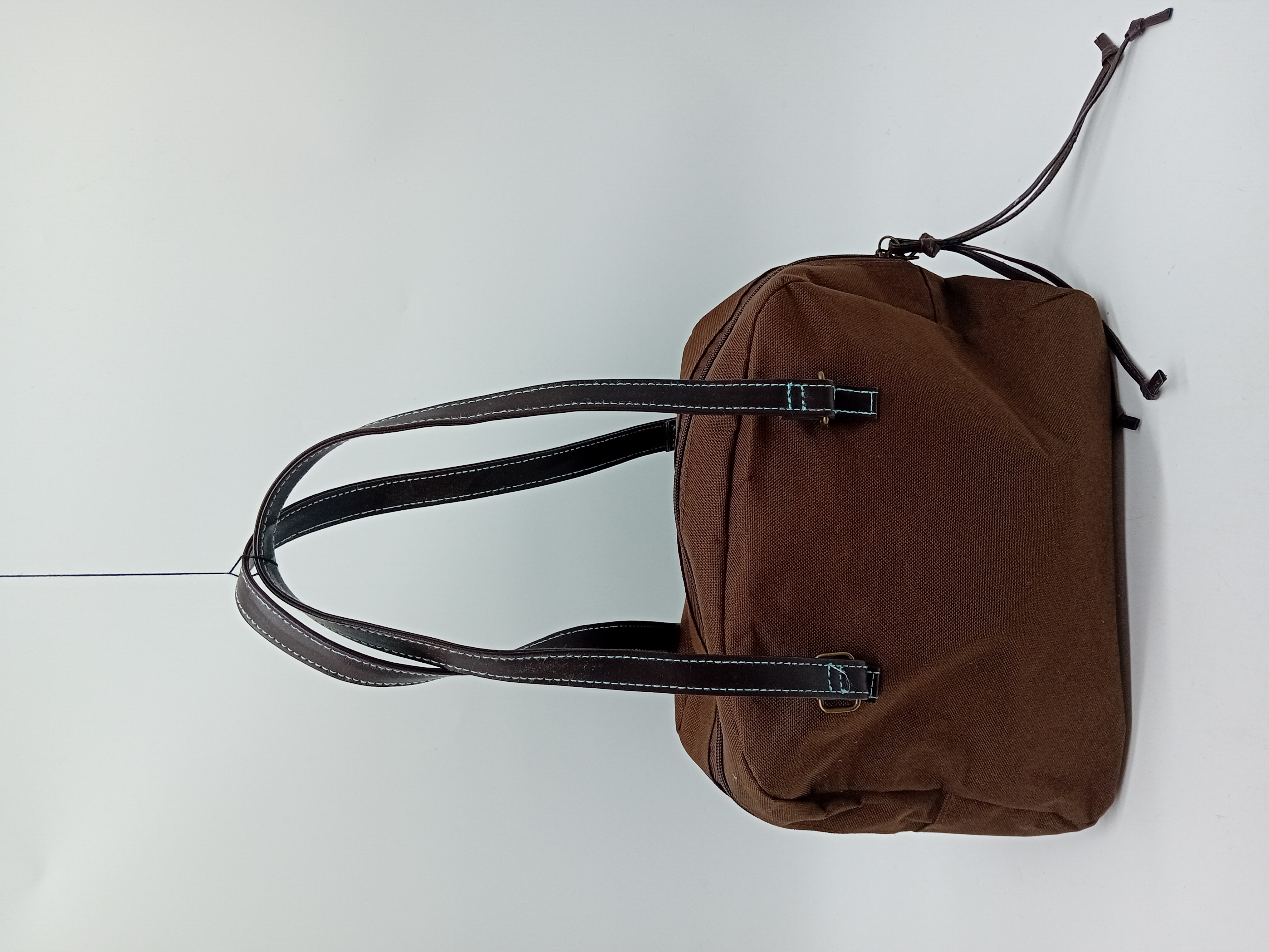 Sac À Main 3suisses Marron Motifs Fleurs