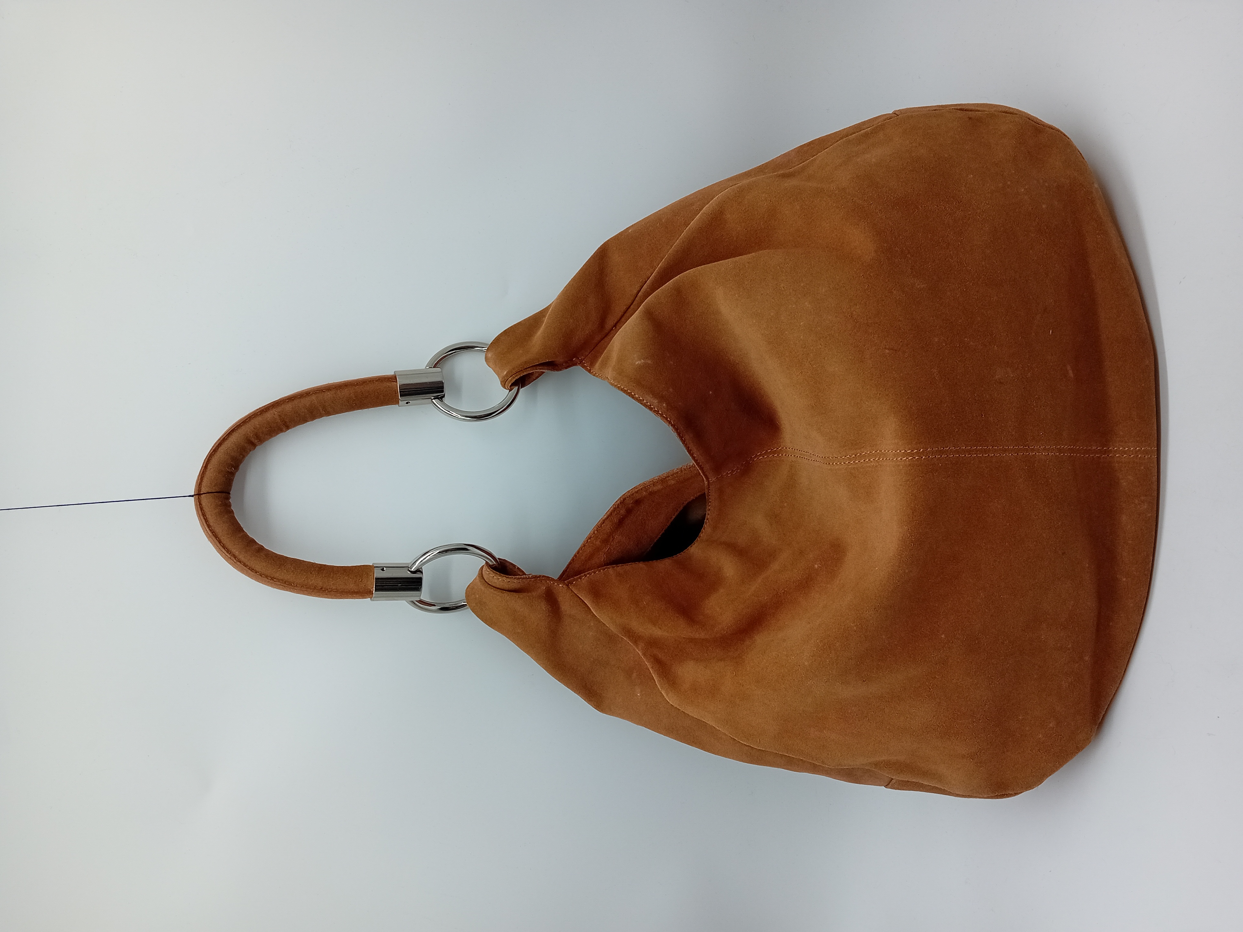 Sac Hobo En Daim Marron Mer Du Nord