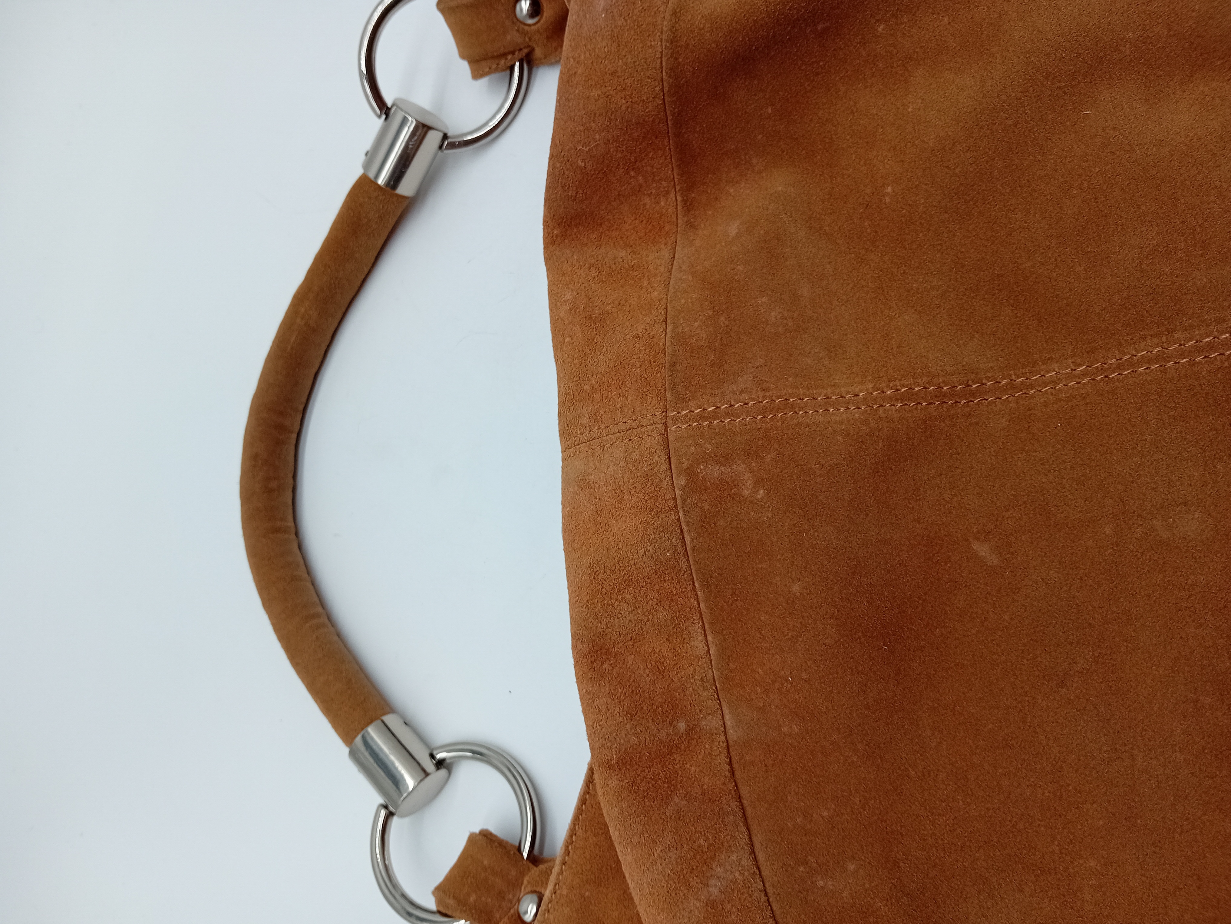 Sac Hobo En Daim Marron Mer Du Nord