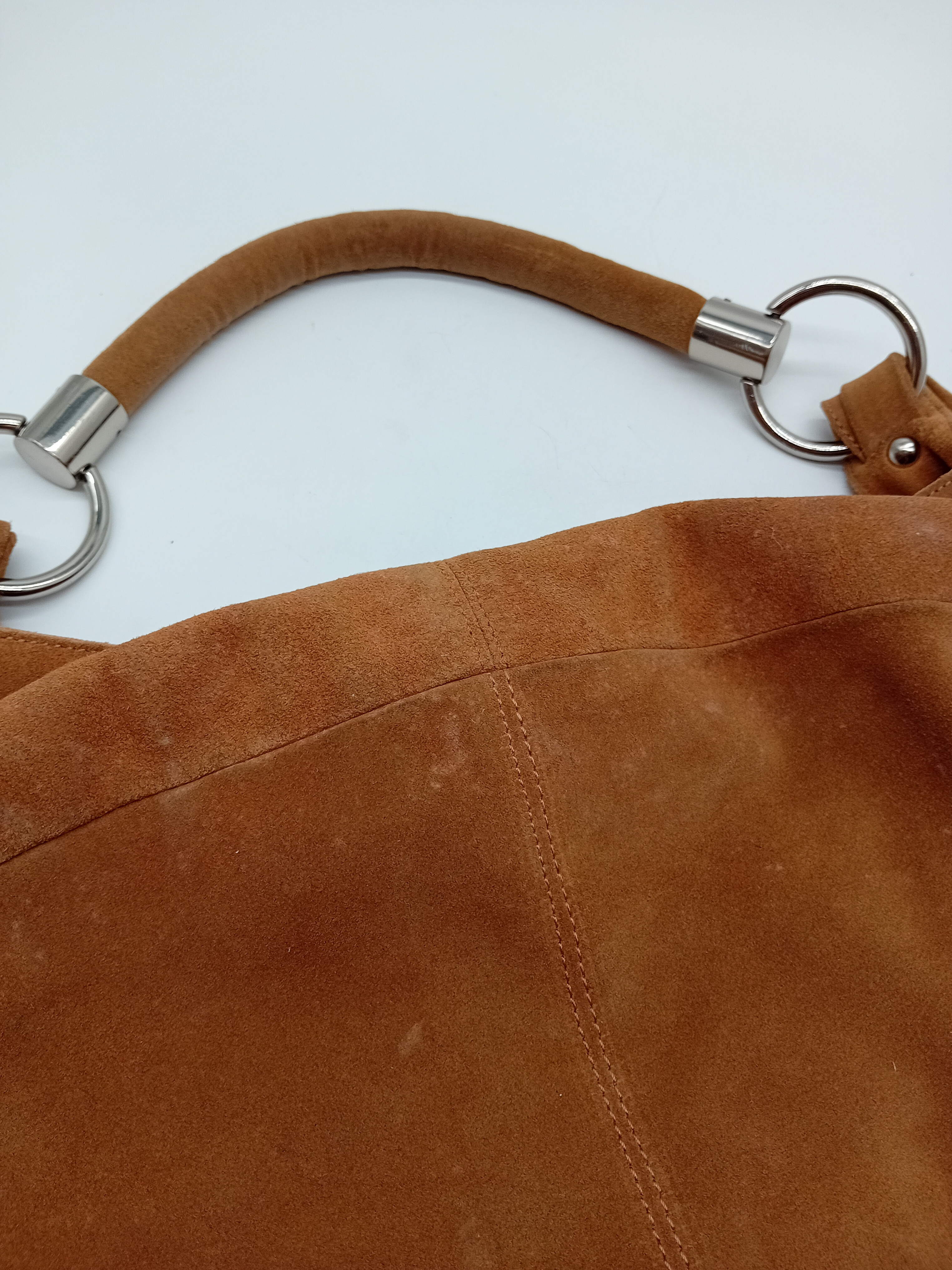 Sac Hobo En Daim Marron Mer Du Nord