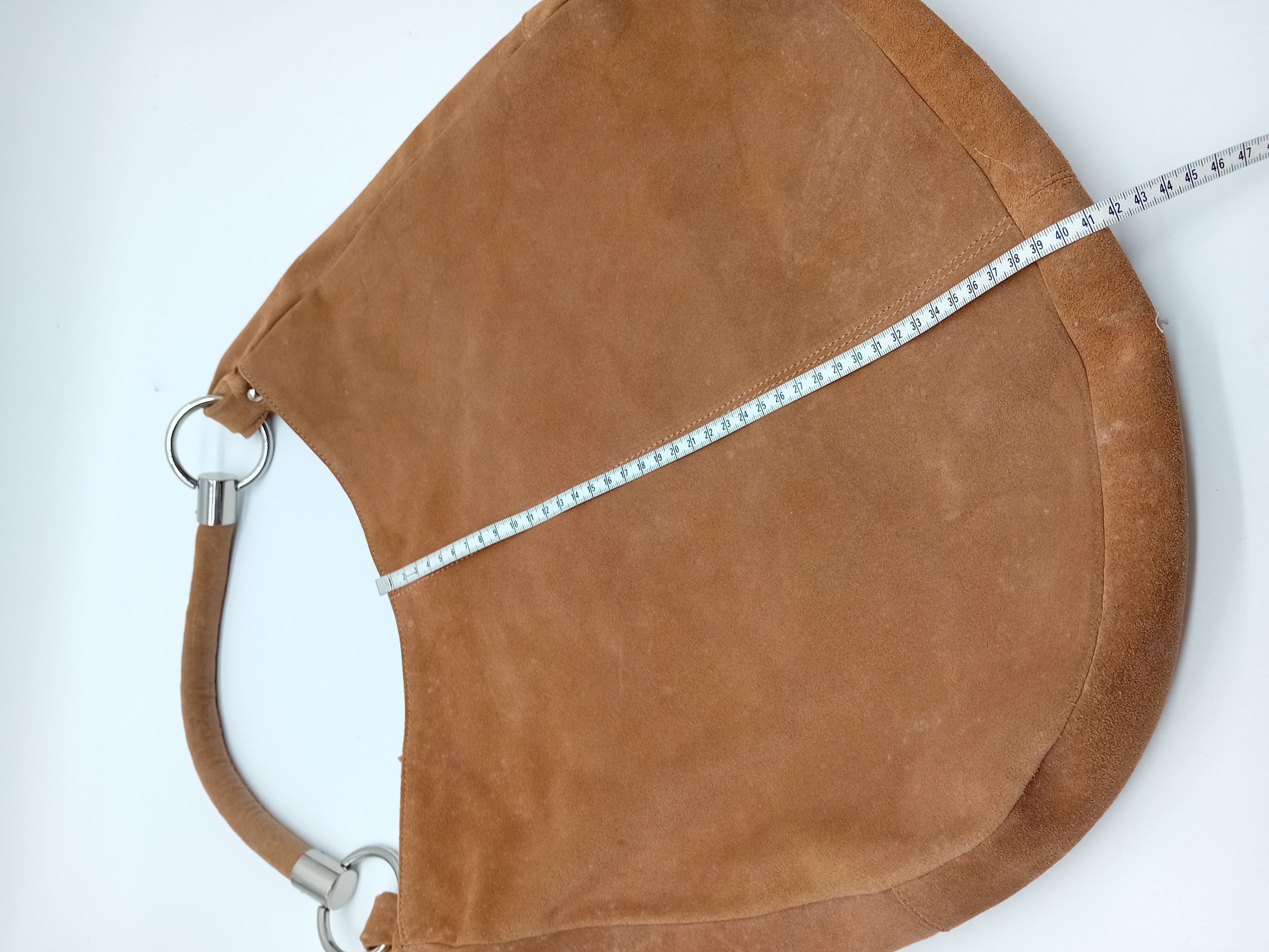Sac Hobo En Daim Marron Mer Du Nord