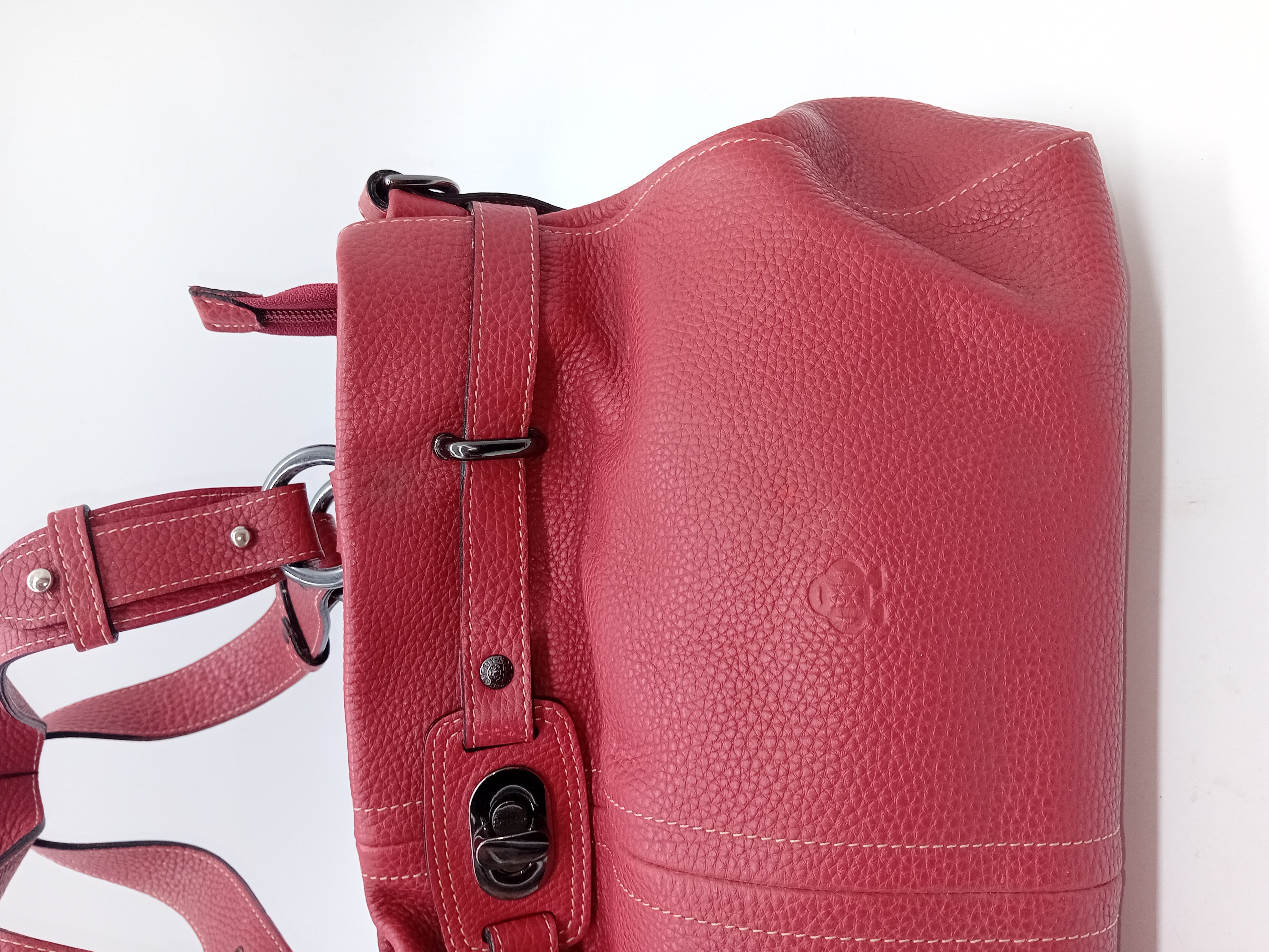 Sac À Main Cuir Rouge Nobody