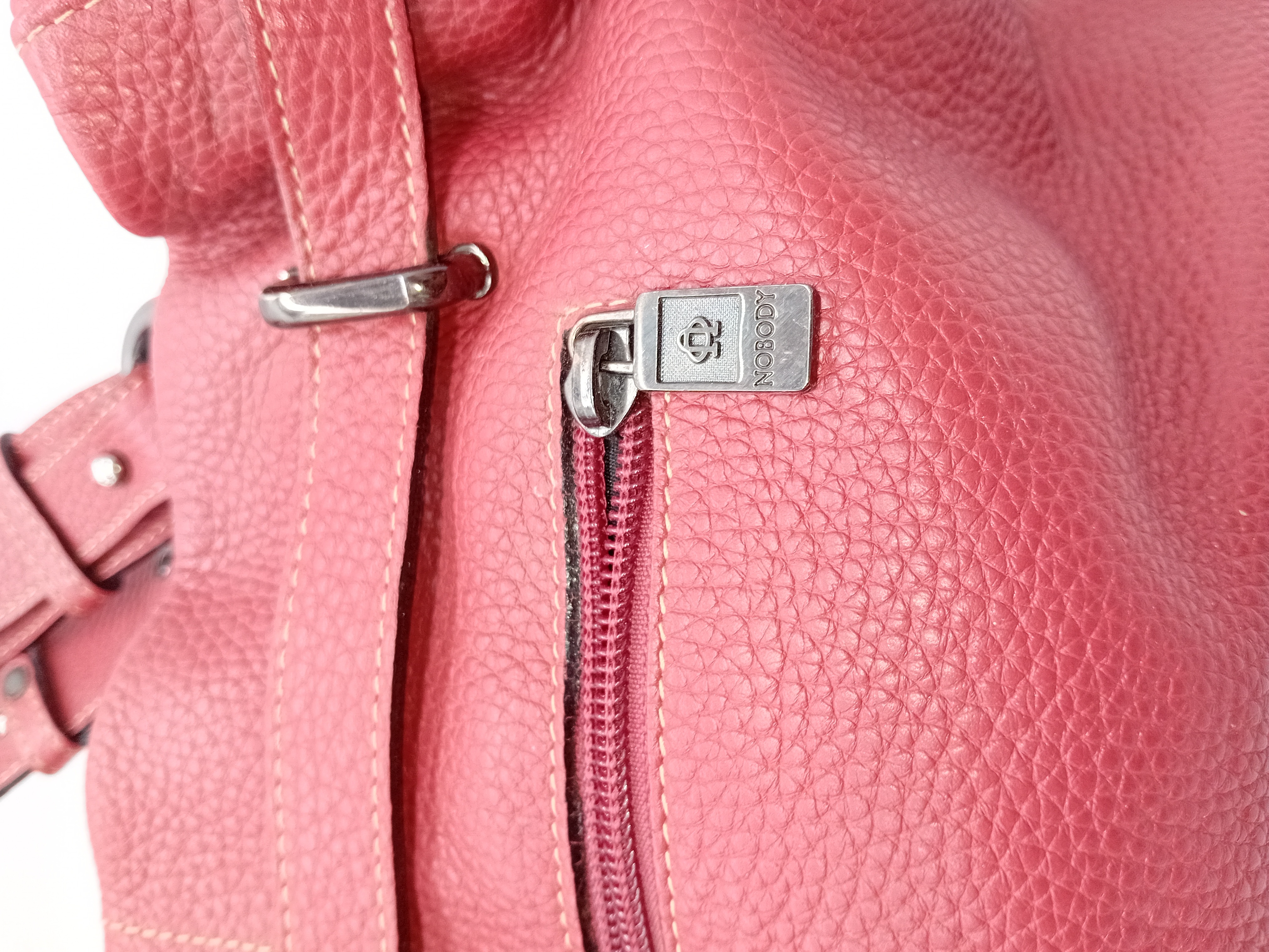Sac À Main Cuir Rouge Nobody