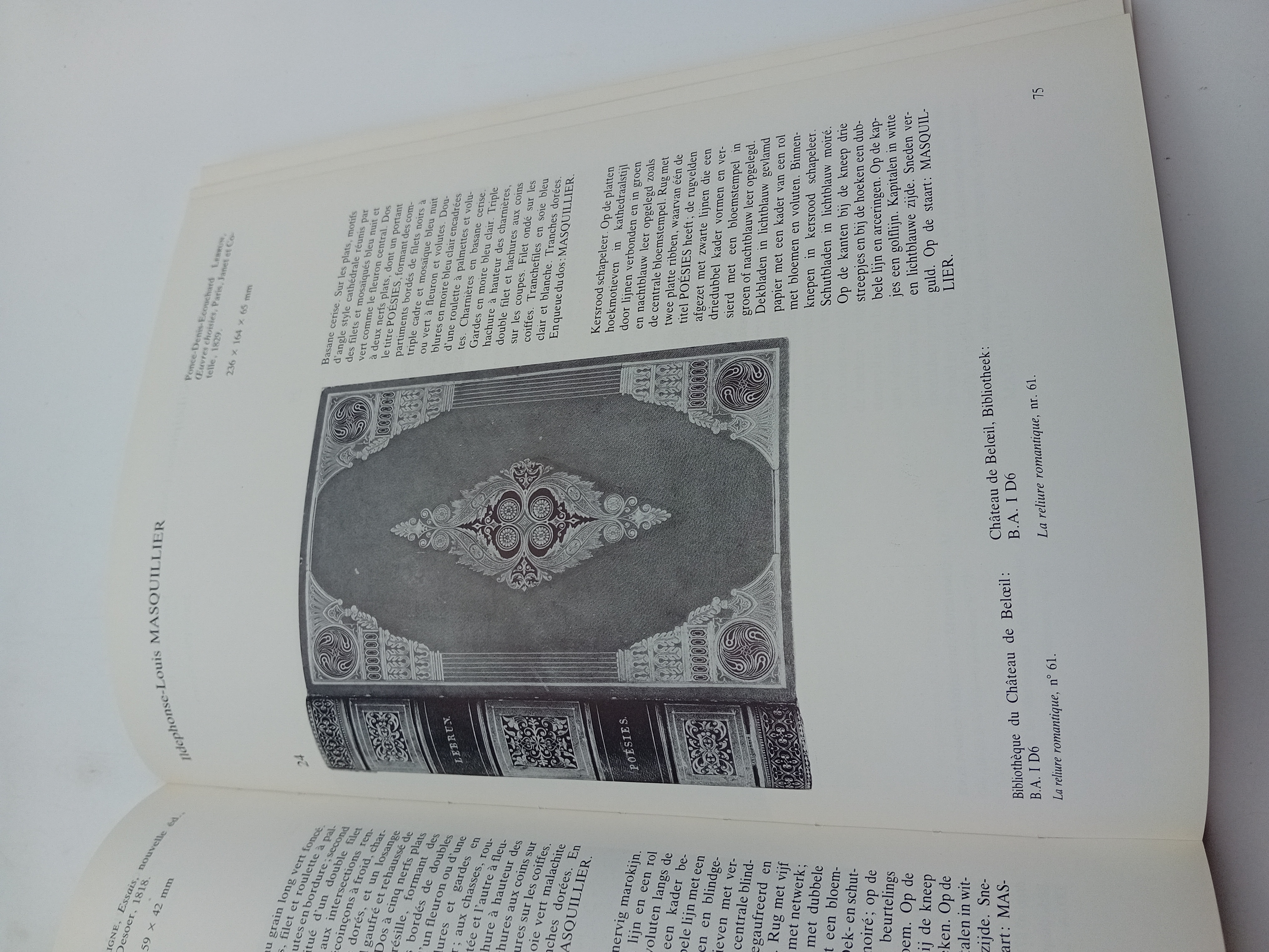 Livre La Reliure En Belgique Xixe Xxe Siècles (BL924)