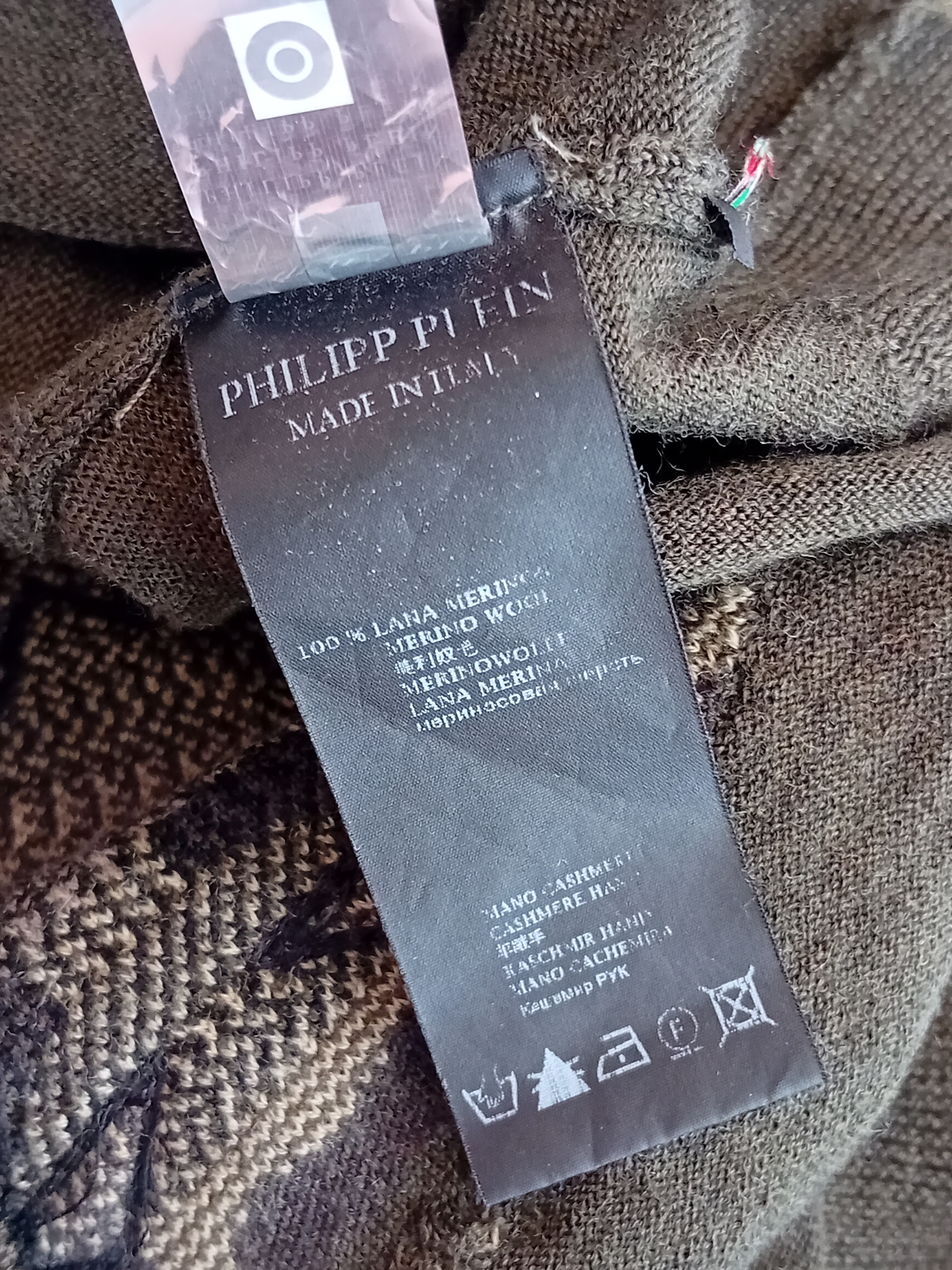 Pull Philipp Plein Laine Et Cachemire Xl