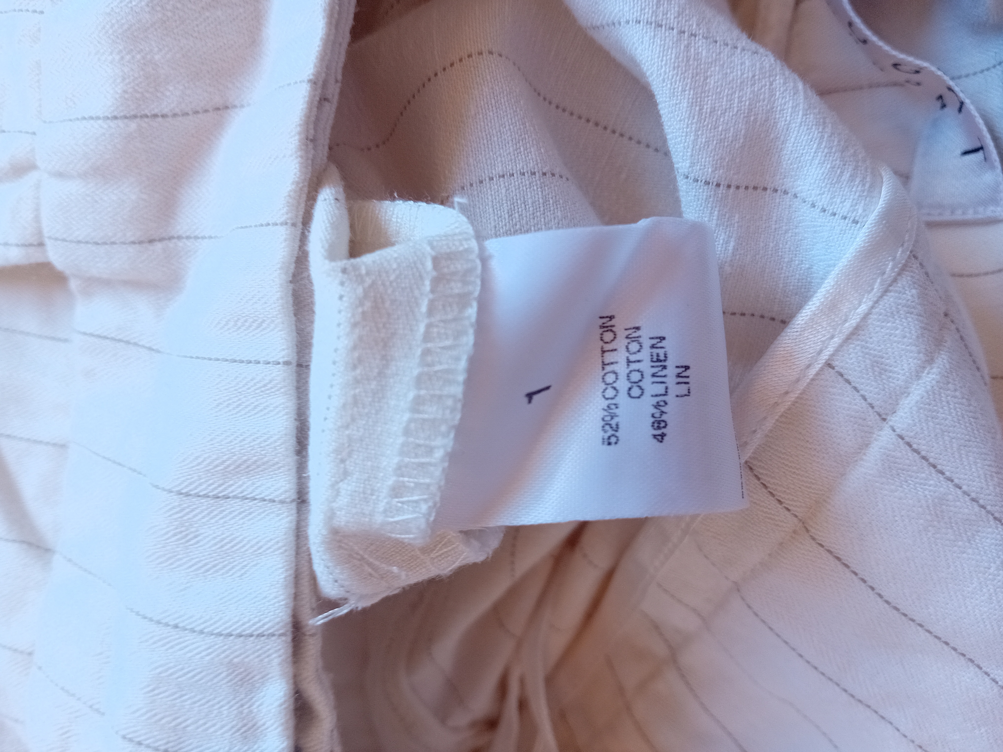 Pantalon Large Rayé Nougat London