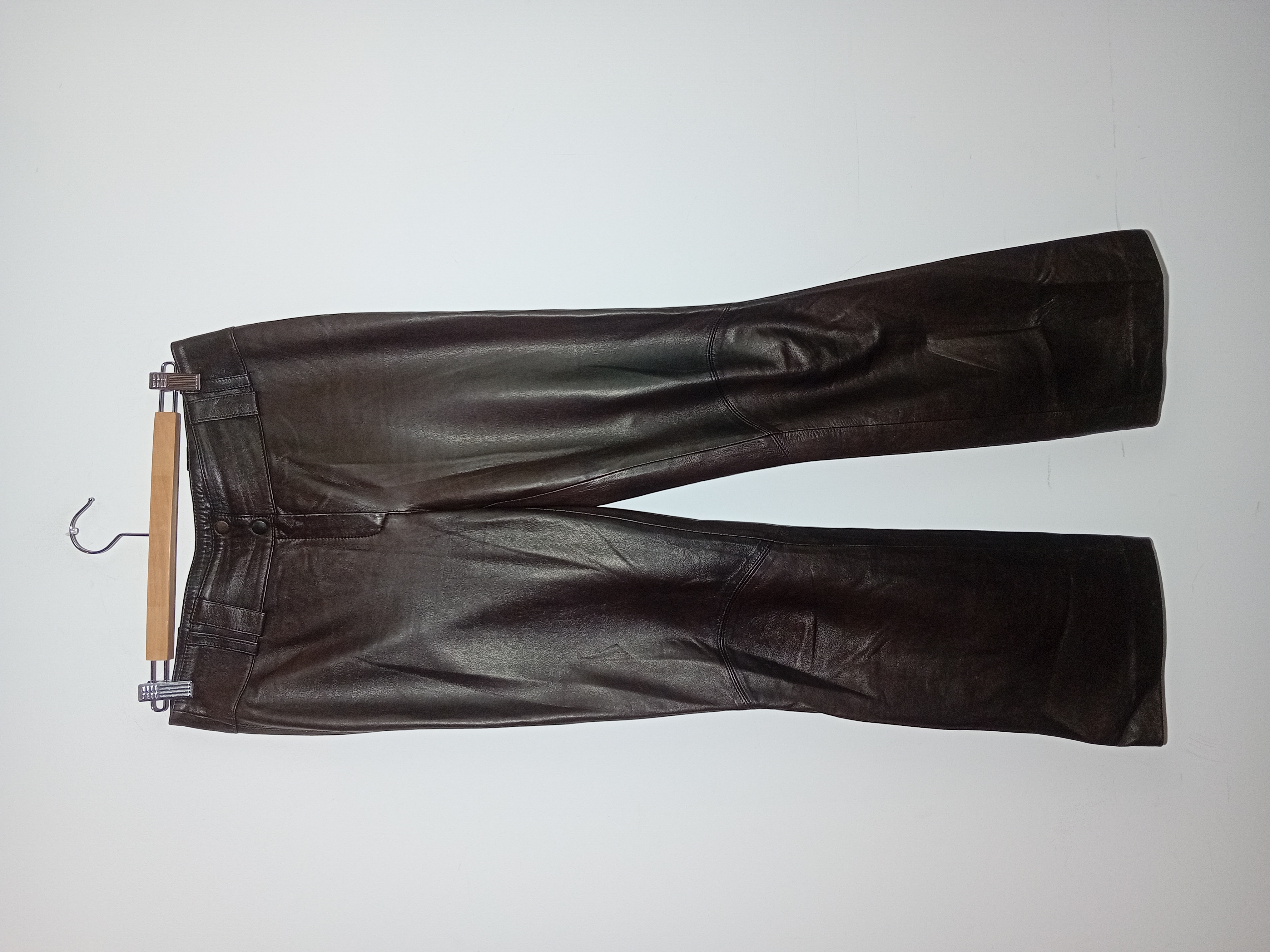 Pantalon Cuir Marron Bruphils