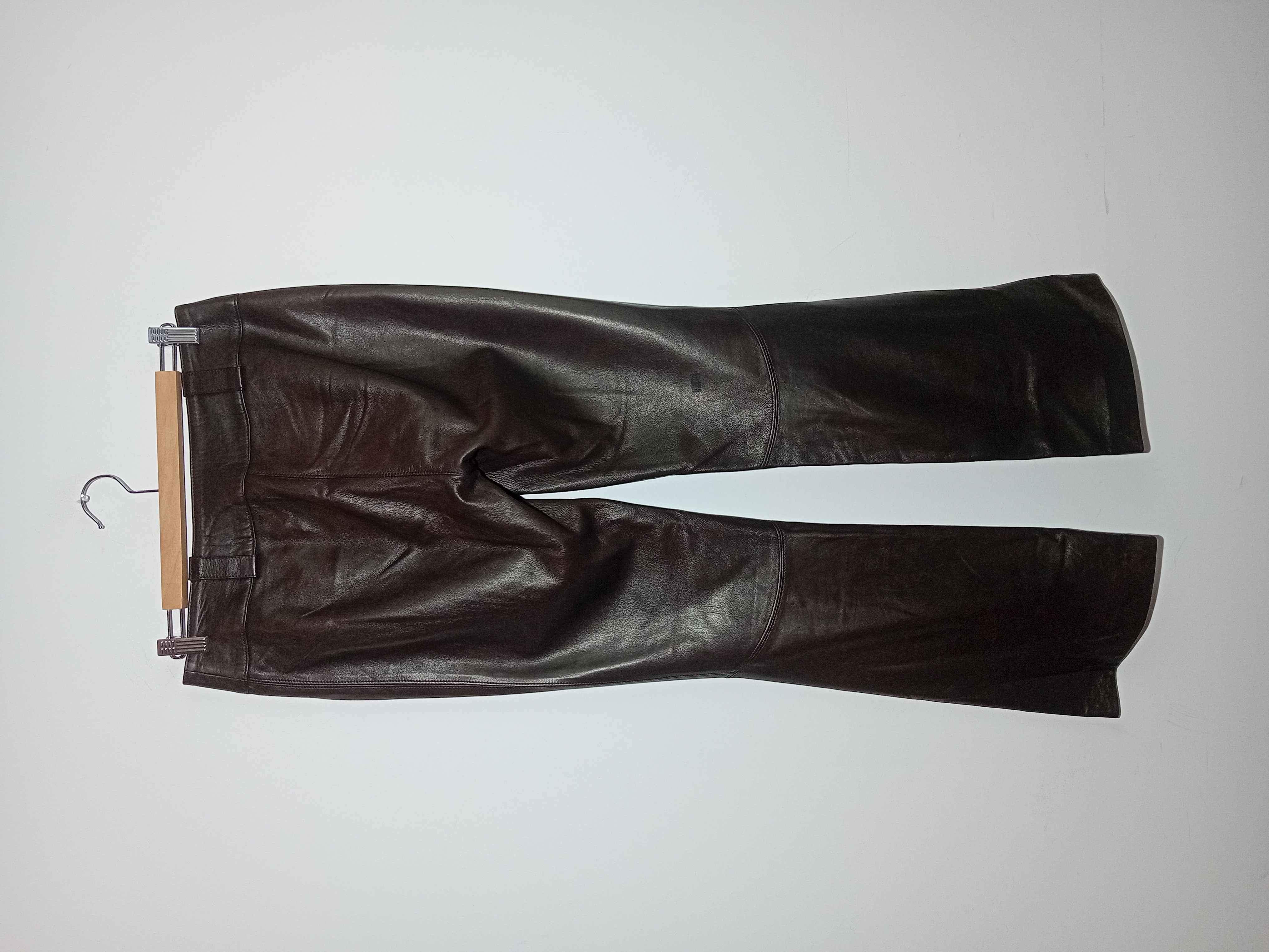 Pantalon Cuir Marron Bruphils
