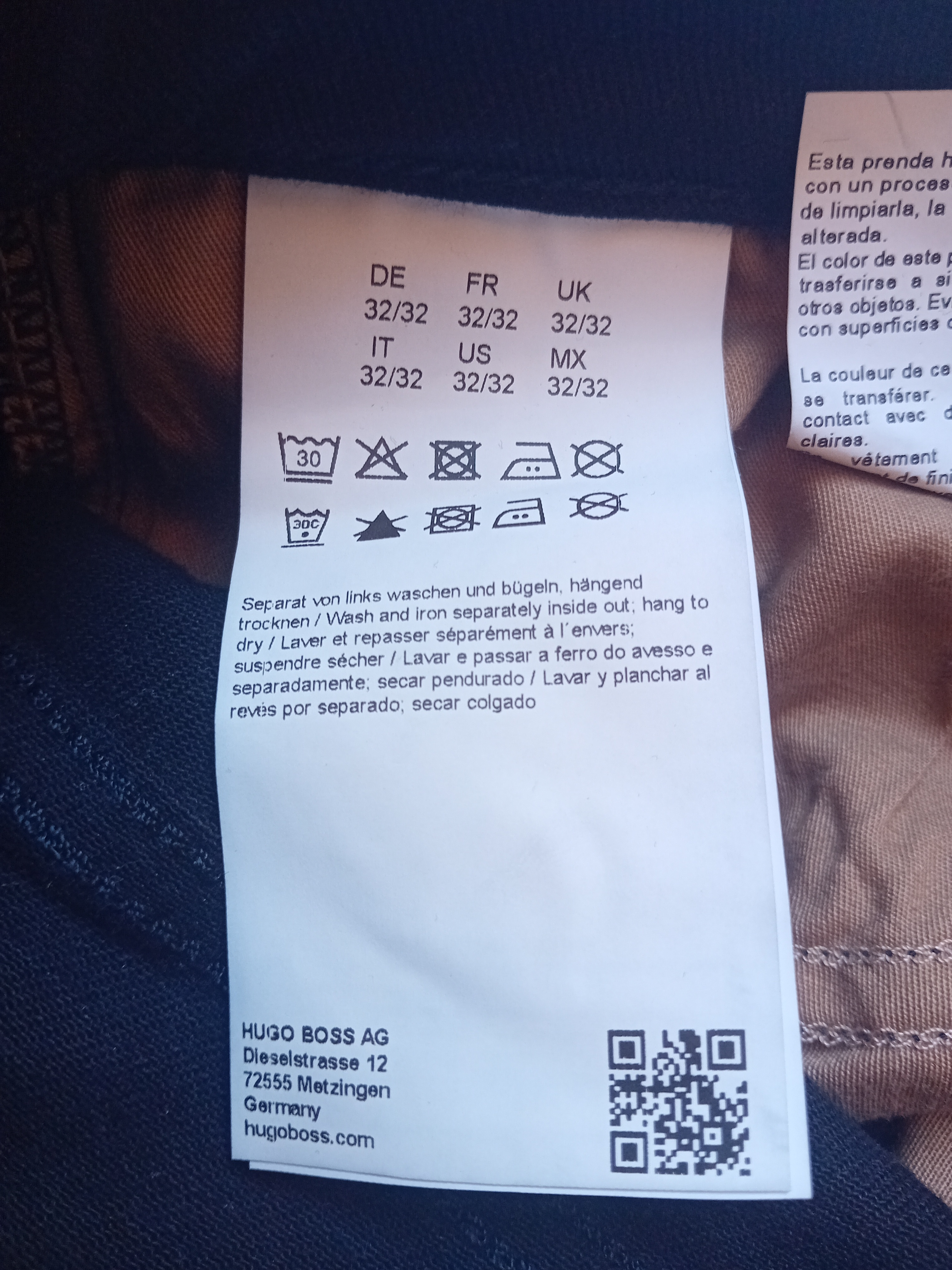 Jean Noir Hugo Boss W32