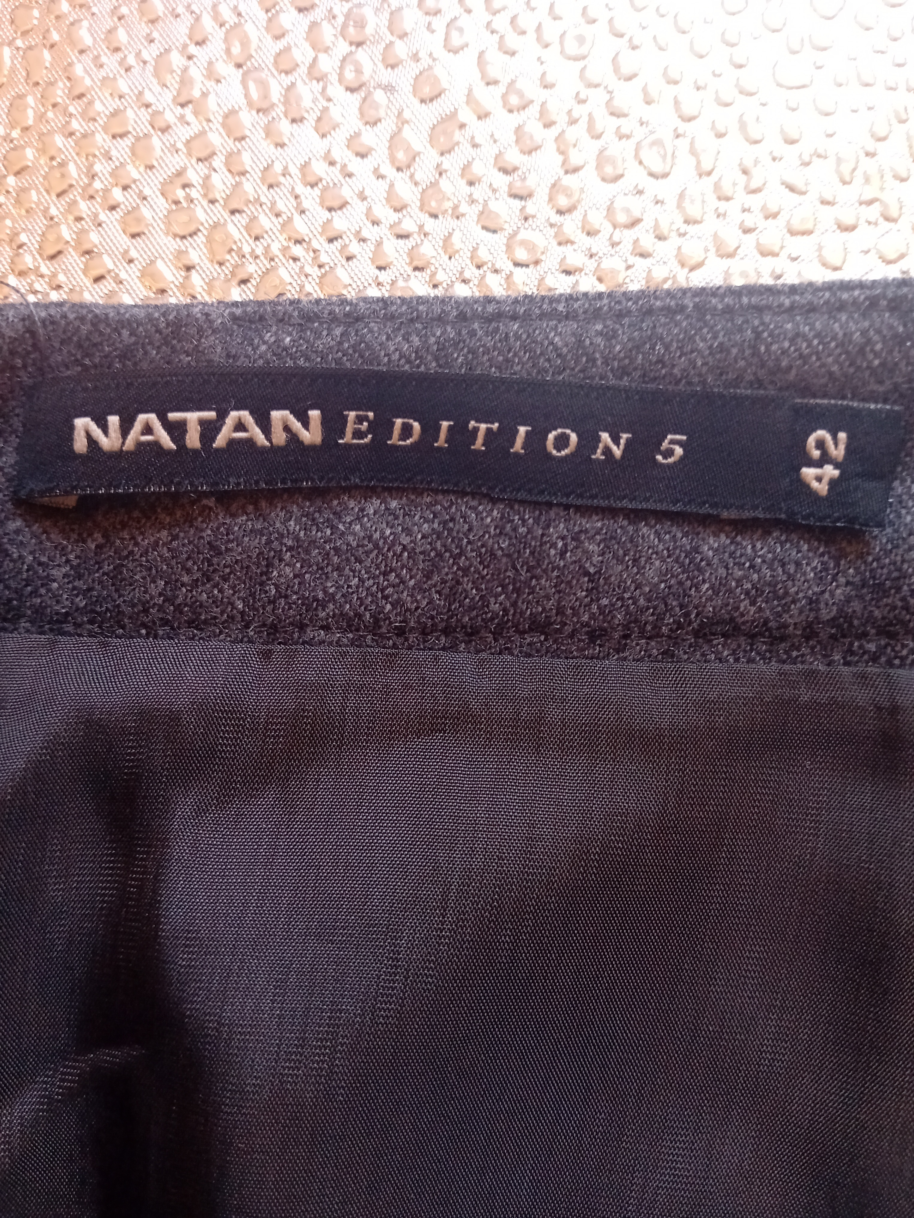 Jupe Droite Natan Laine Cachemire