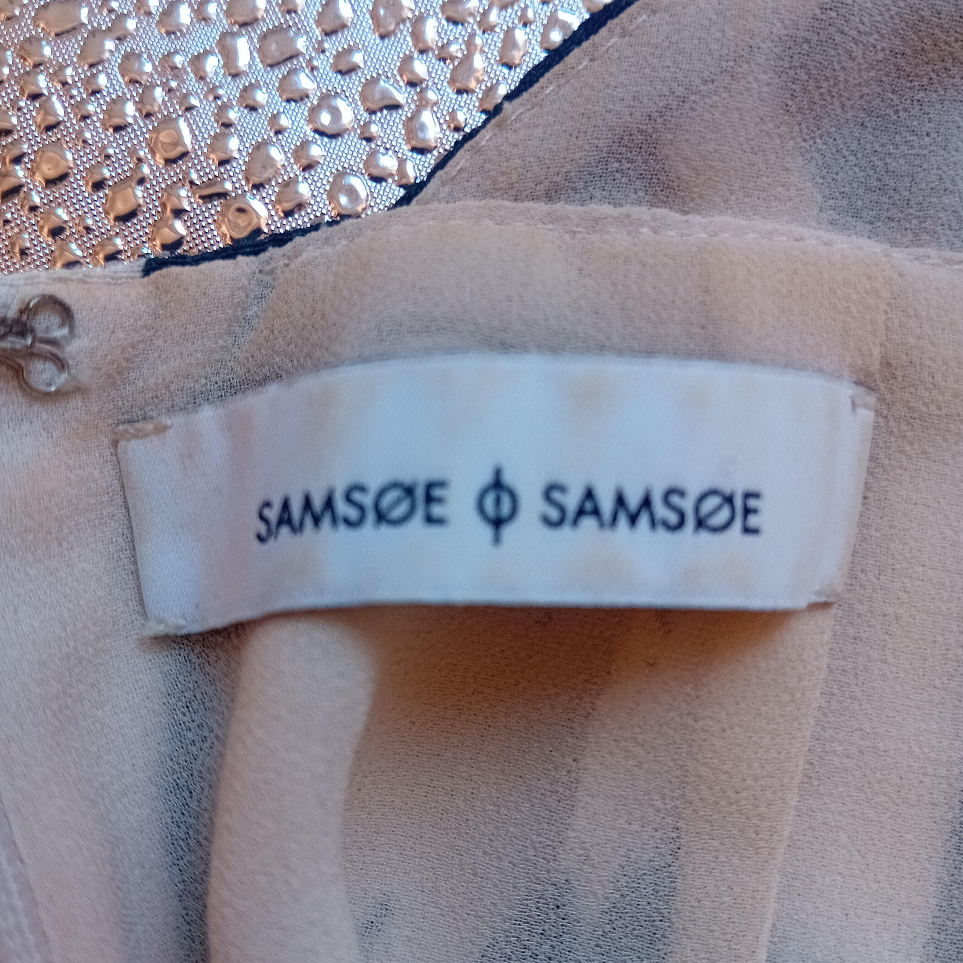 Robe Longue Samsoe Samsoe Ikat Dentelle S
