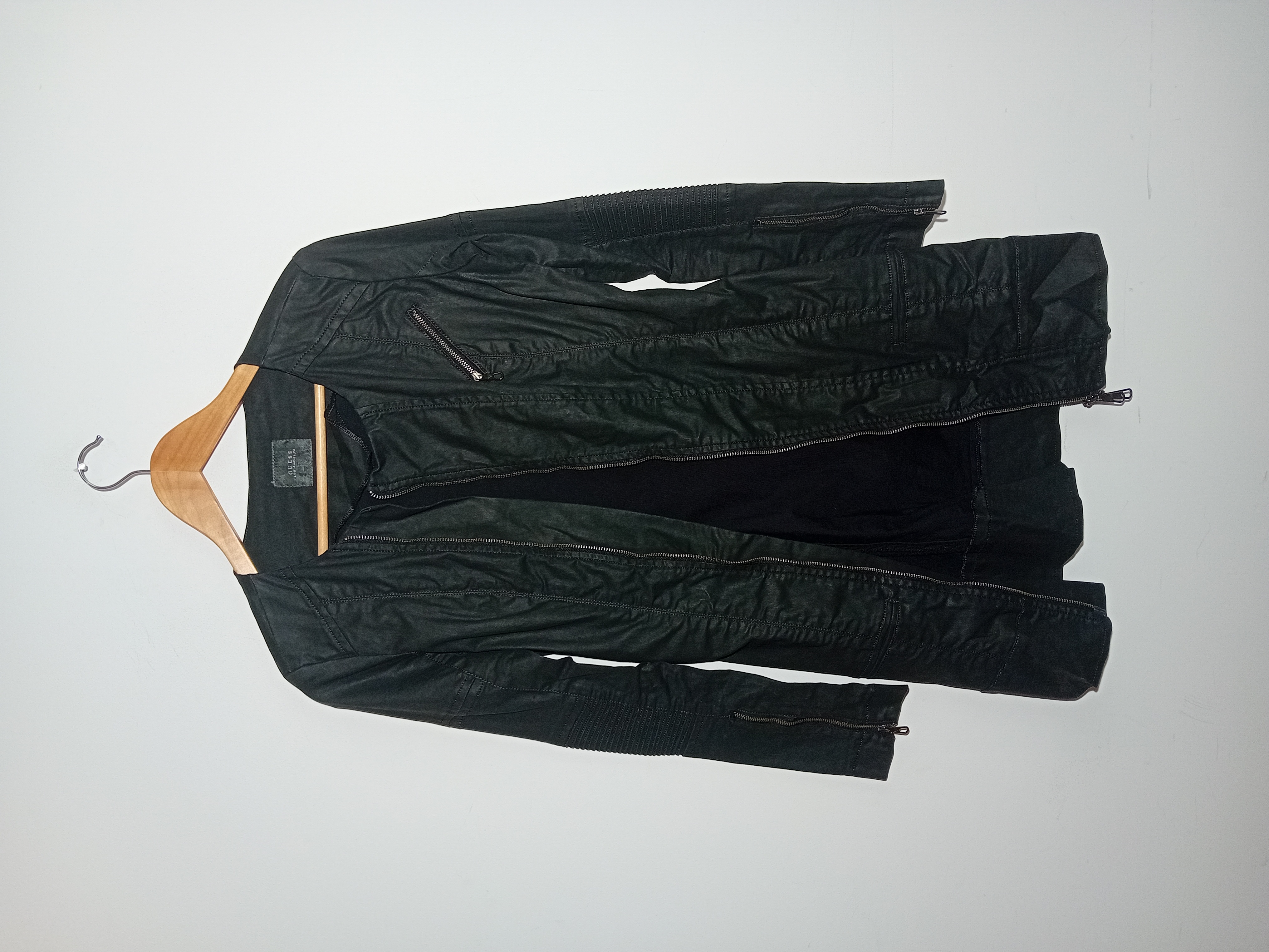Veste Style Motard Noire Guess M