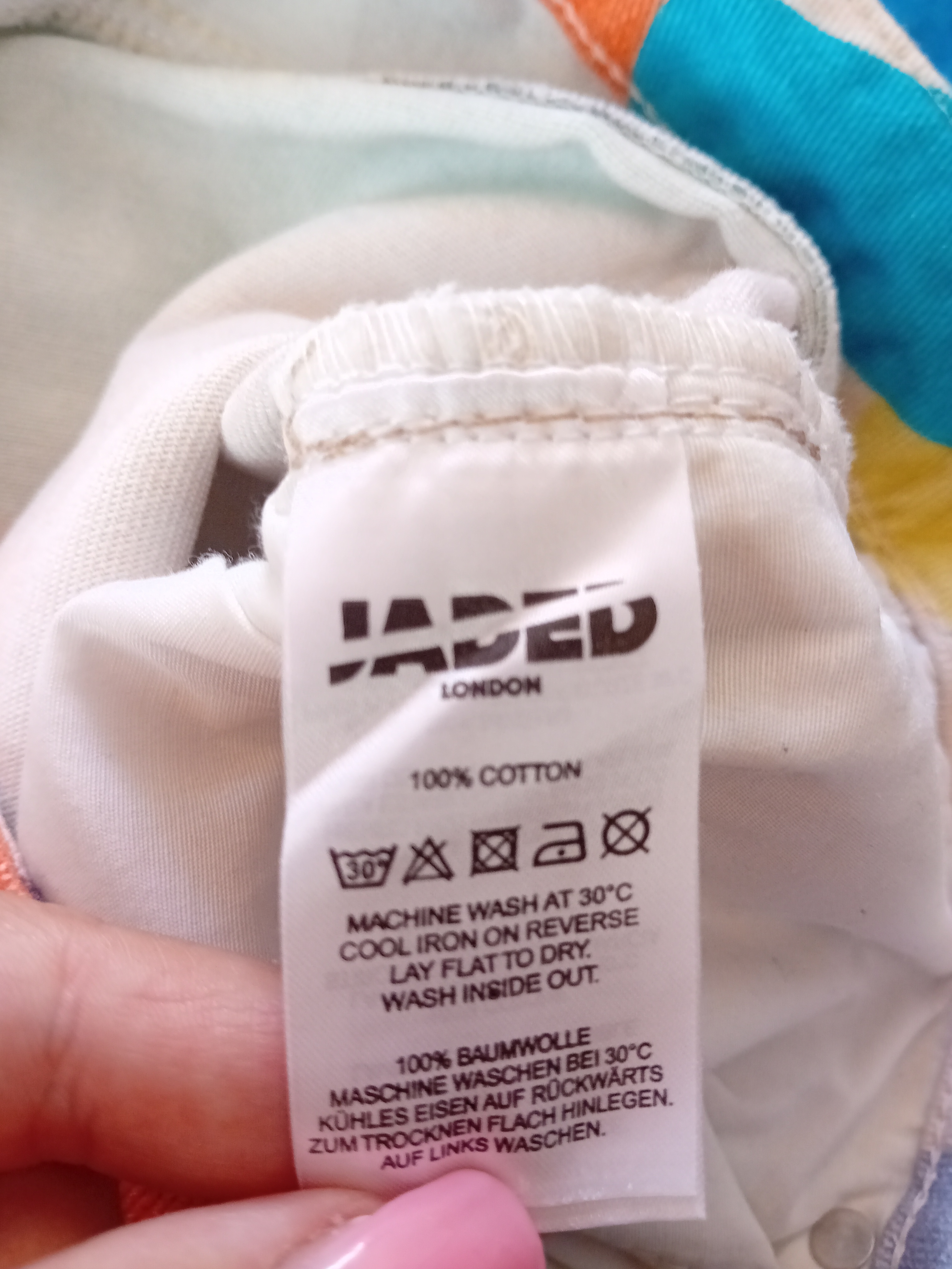 Jean Jaded London Imprimé Abstrait W28