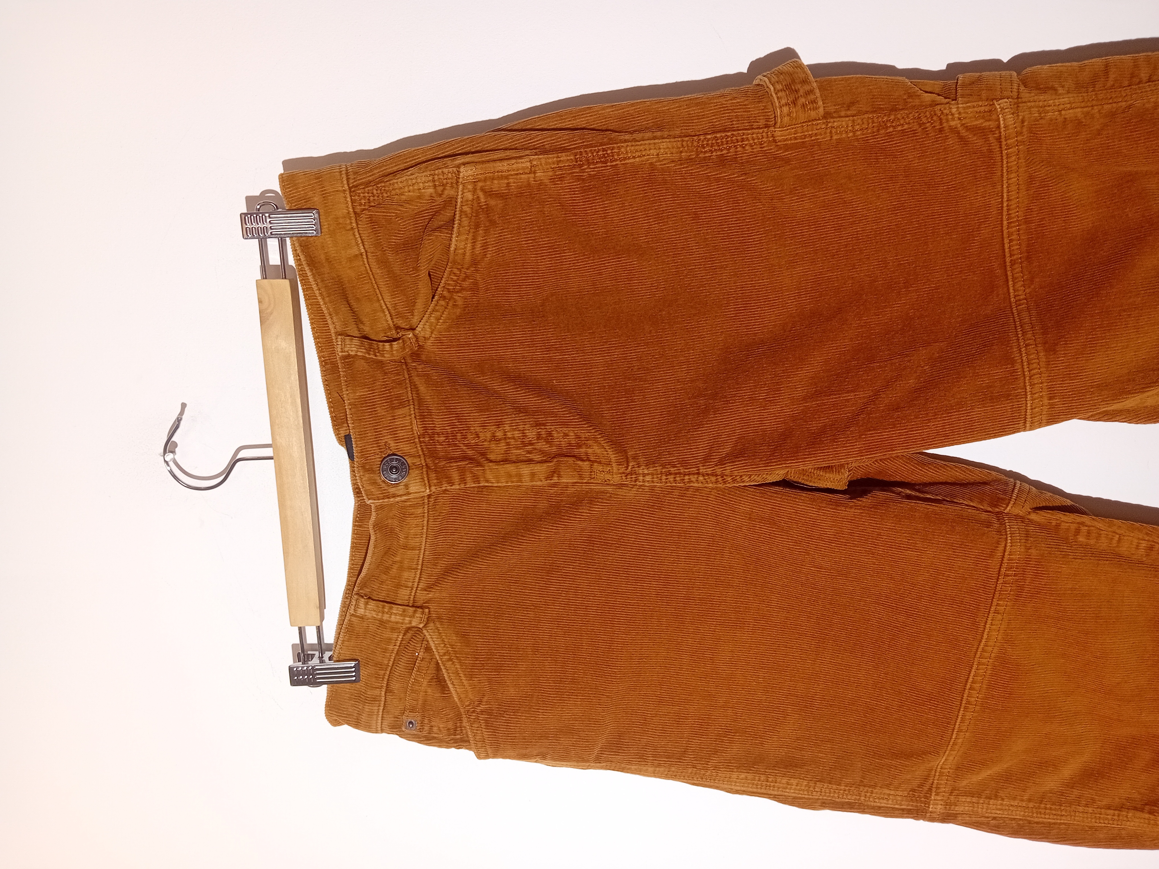 Pantalon large en velours côtelé marron BDG