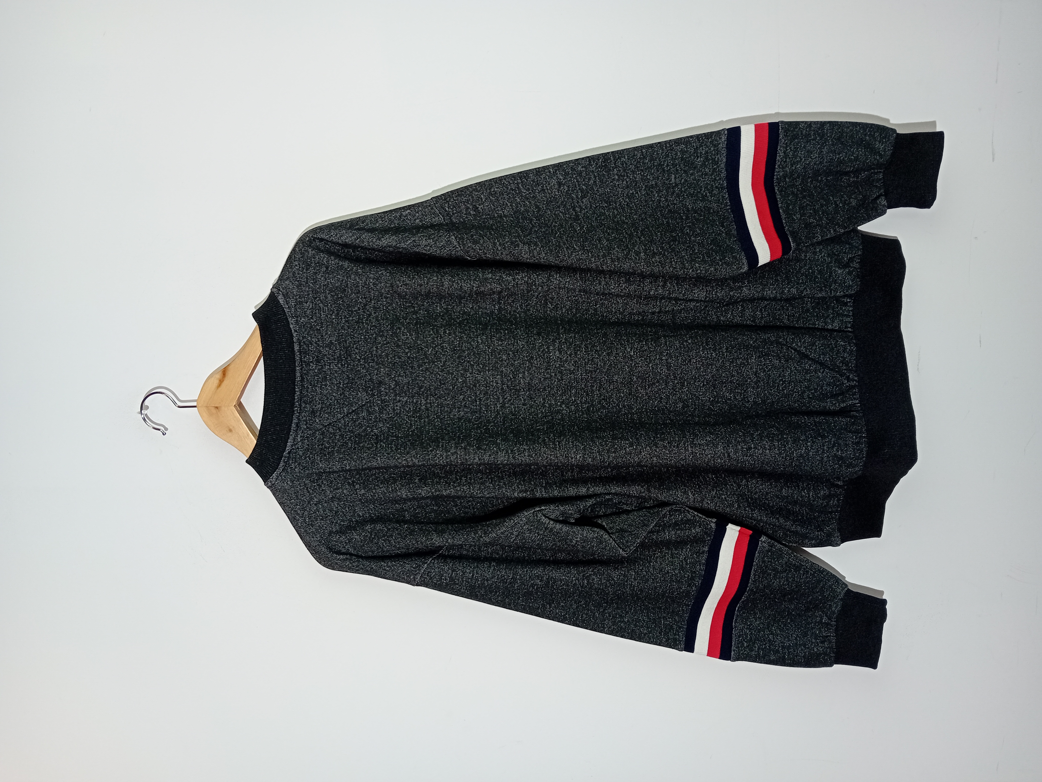 Sweat gris chiné Tommy Hilfiger