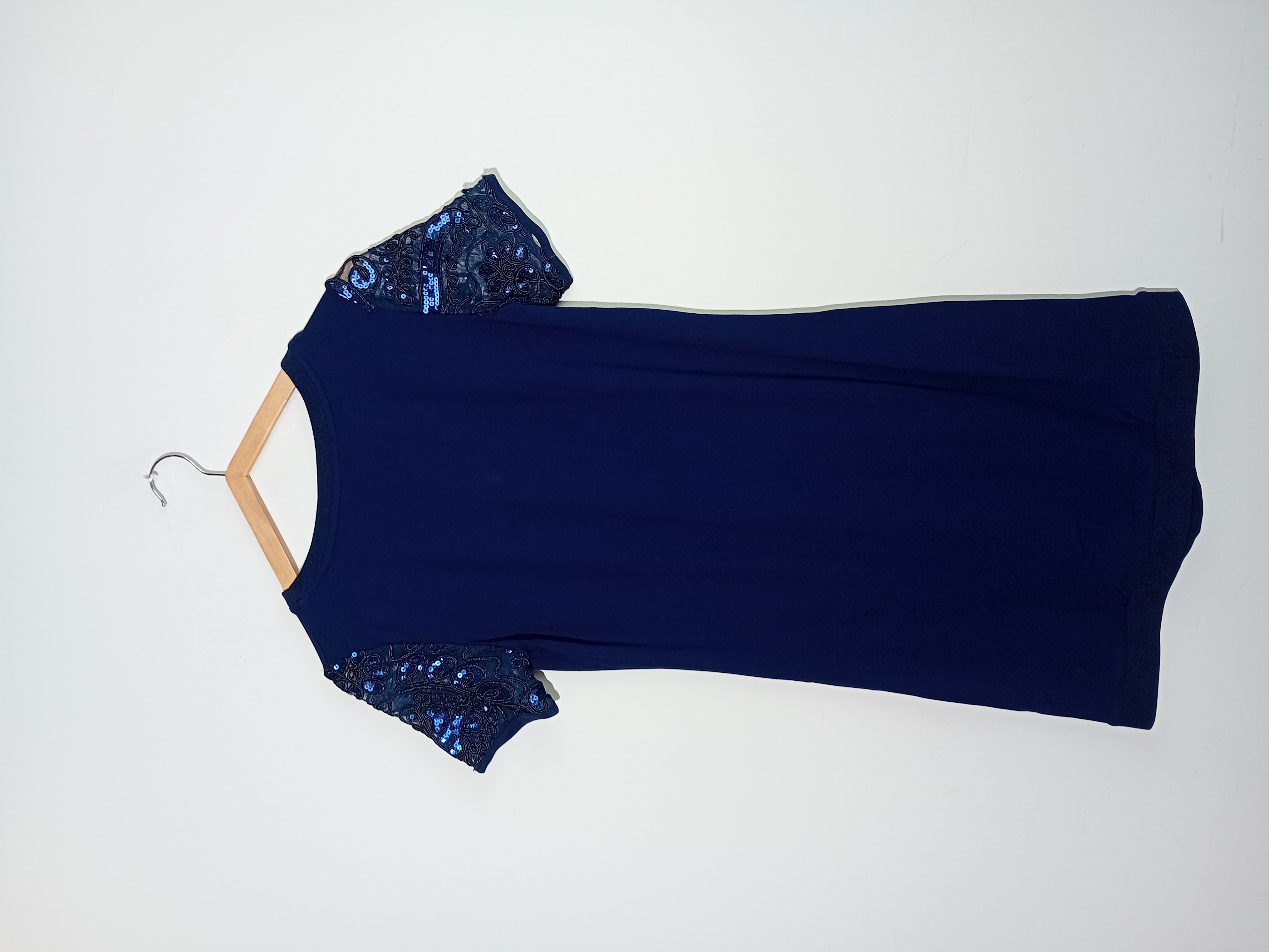 Robe courte bleue marine à paillettes Liu Jo