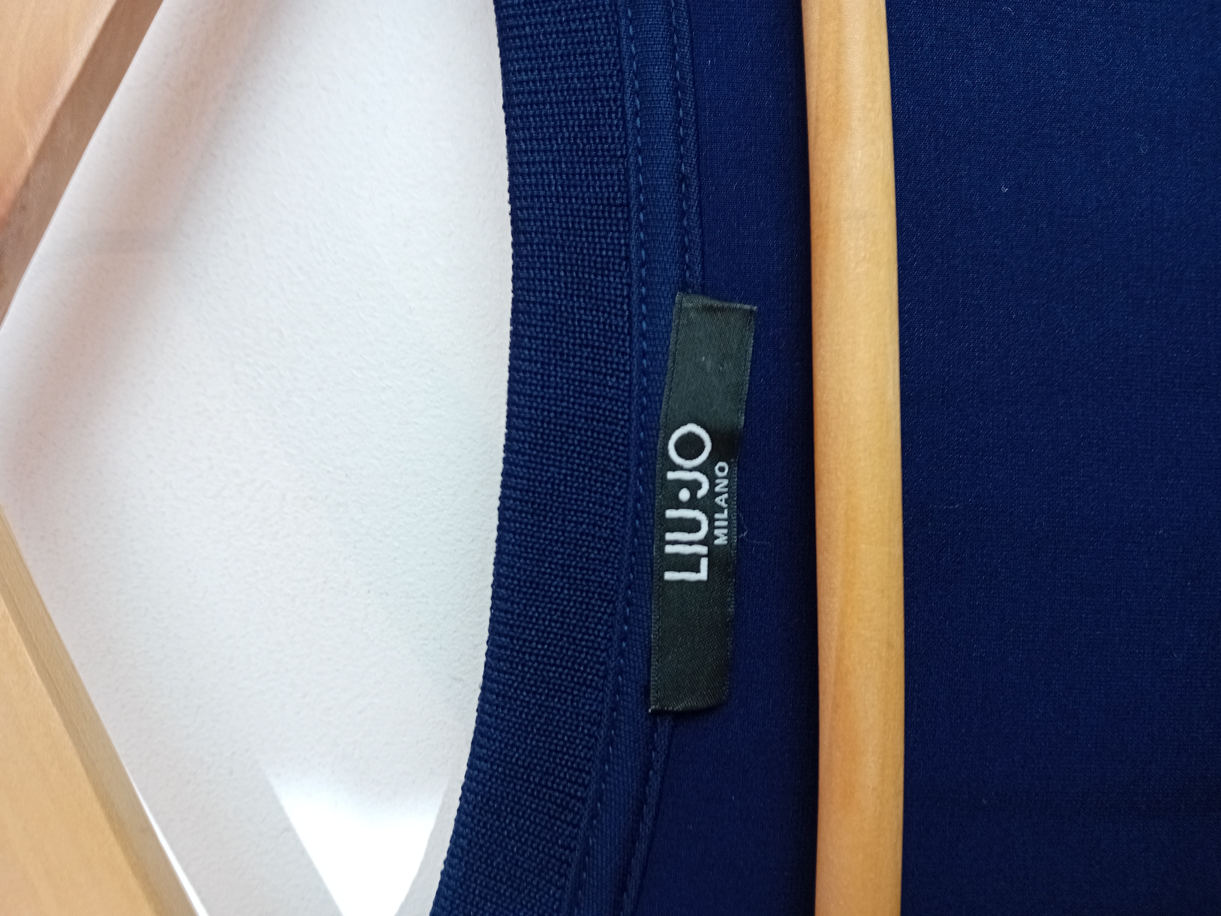 Robe courte bleue marine à paillettes Liu Jo