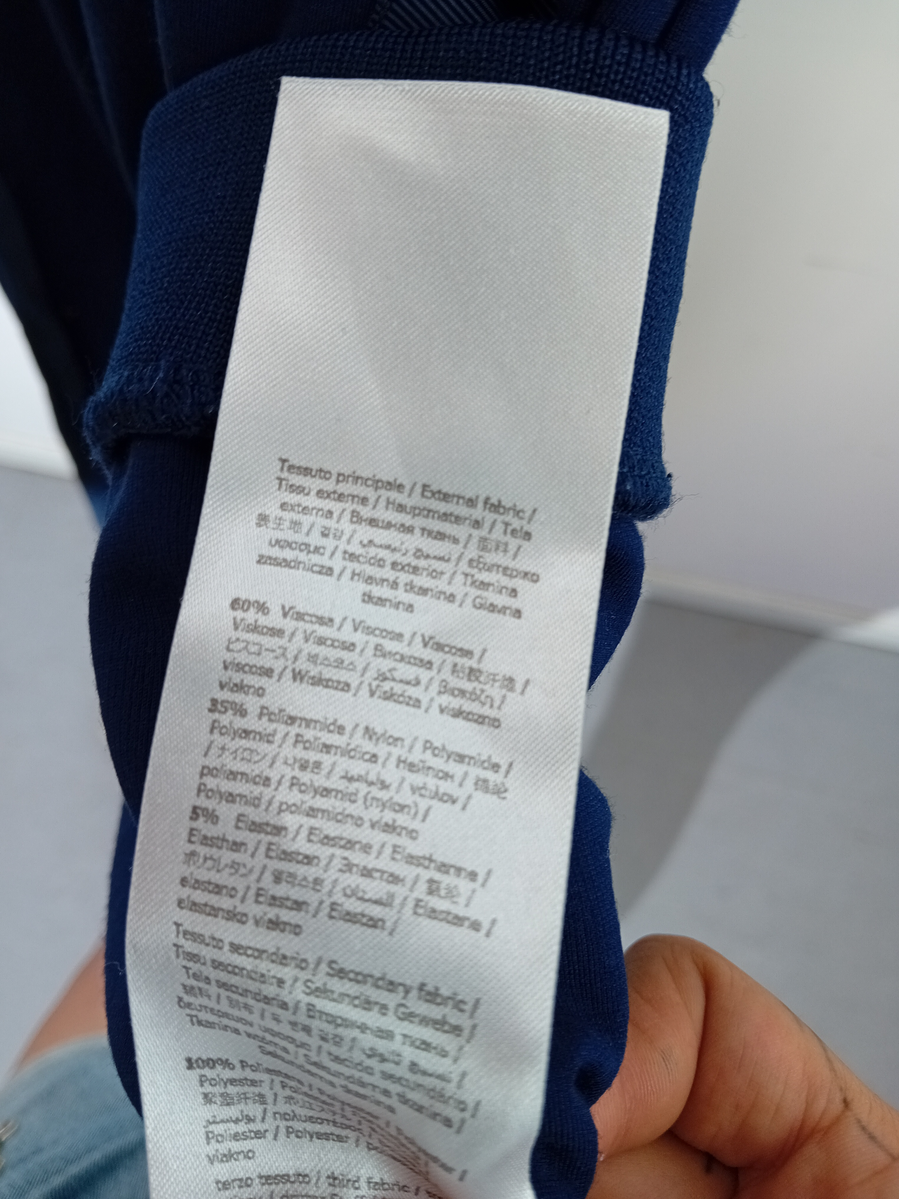 Robe courte bleue marine à paillettes Liu Jo