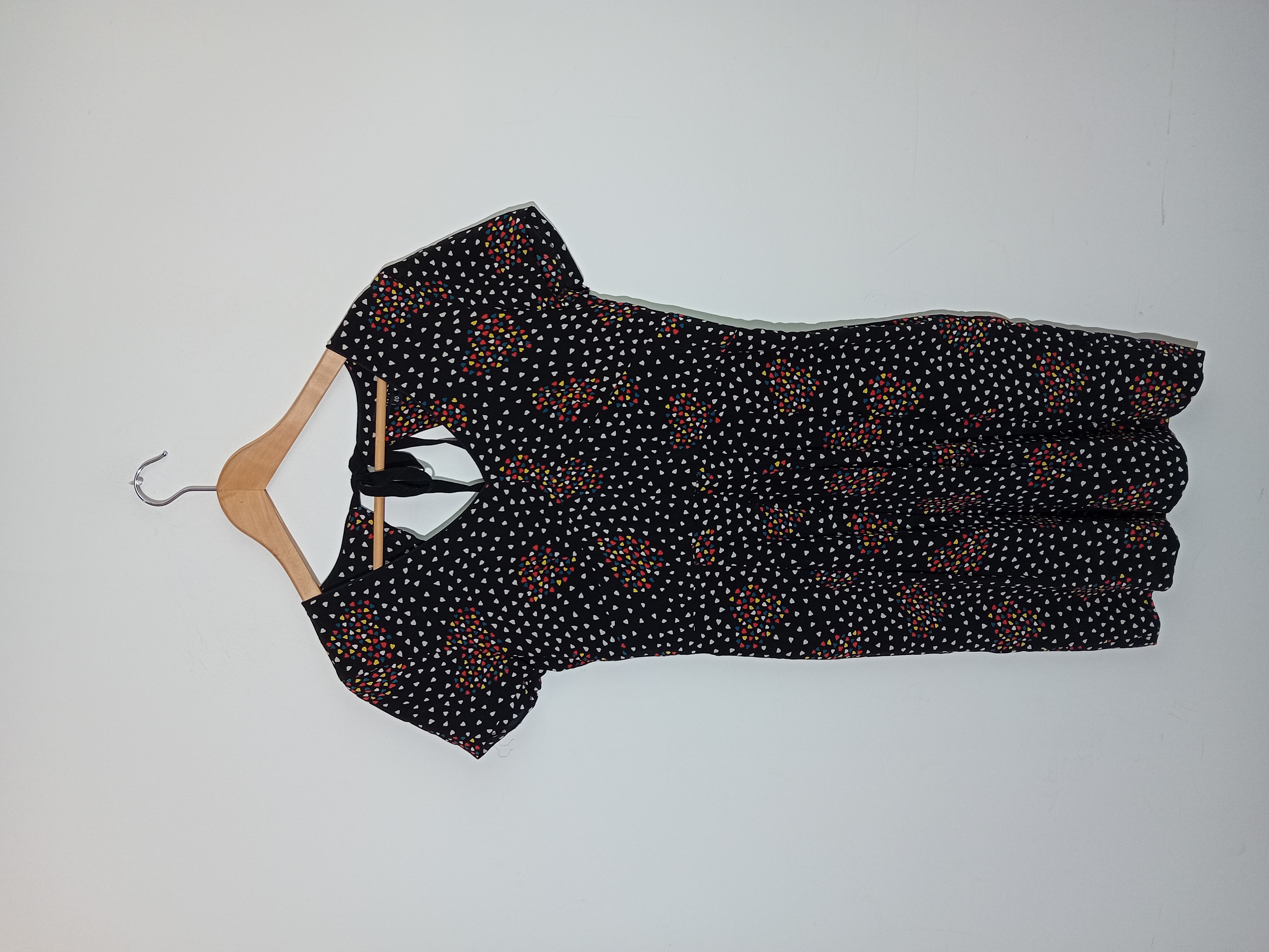 Robe Courte Soie Coeurs
