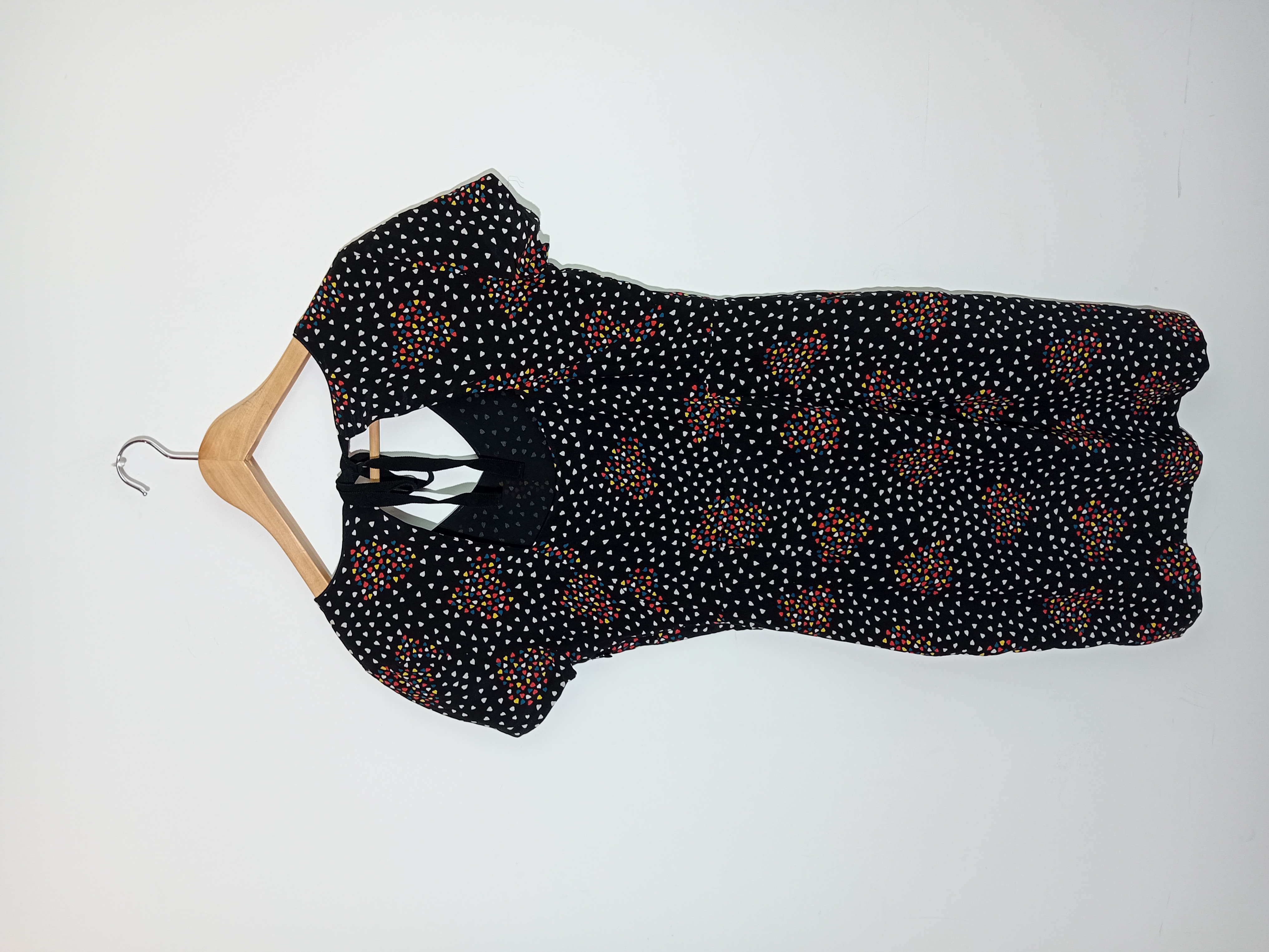 Robe Courte Soie Coeurs