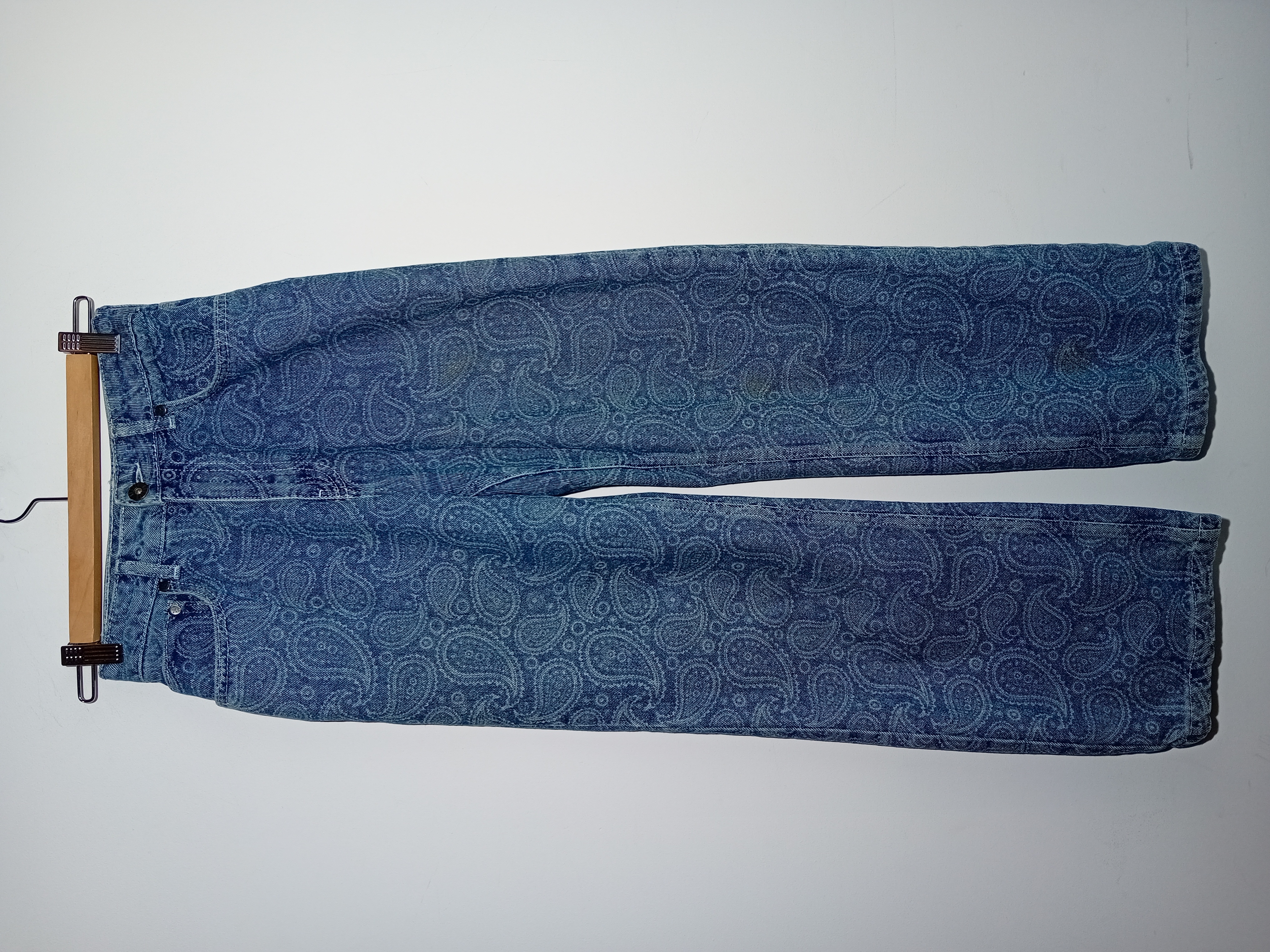 Jean Bleu Paisley Ragged Jeans