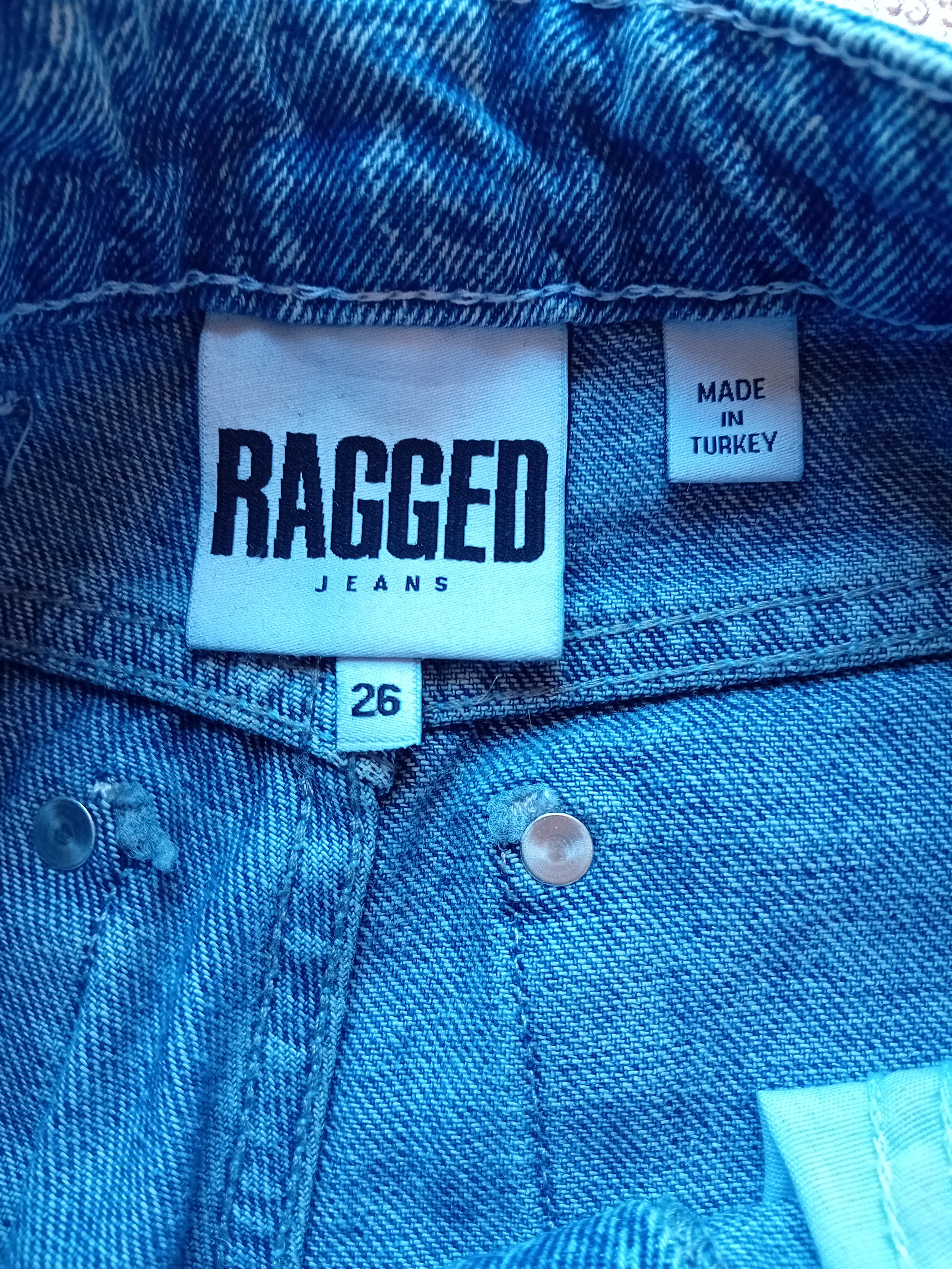 Jean Bleu Paisley Ragged Jeans