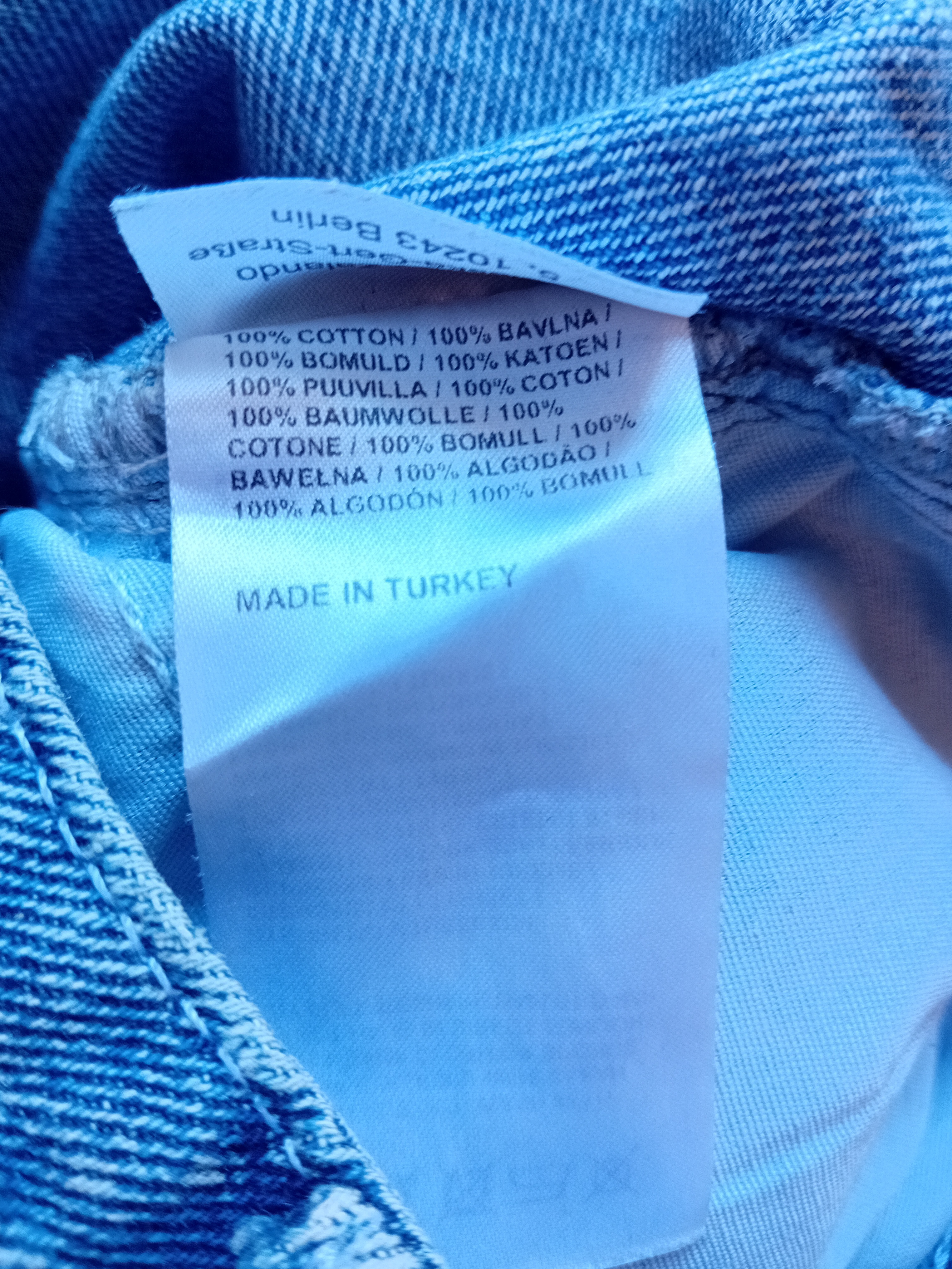 Jean Bleu Paisley Ragged Jeans