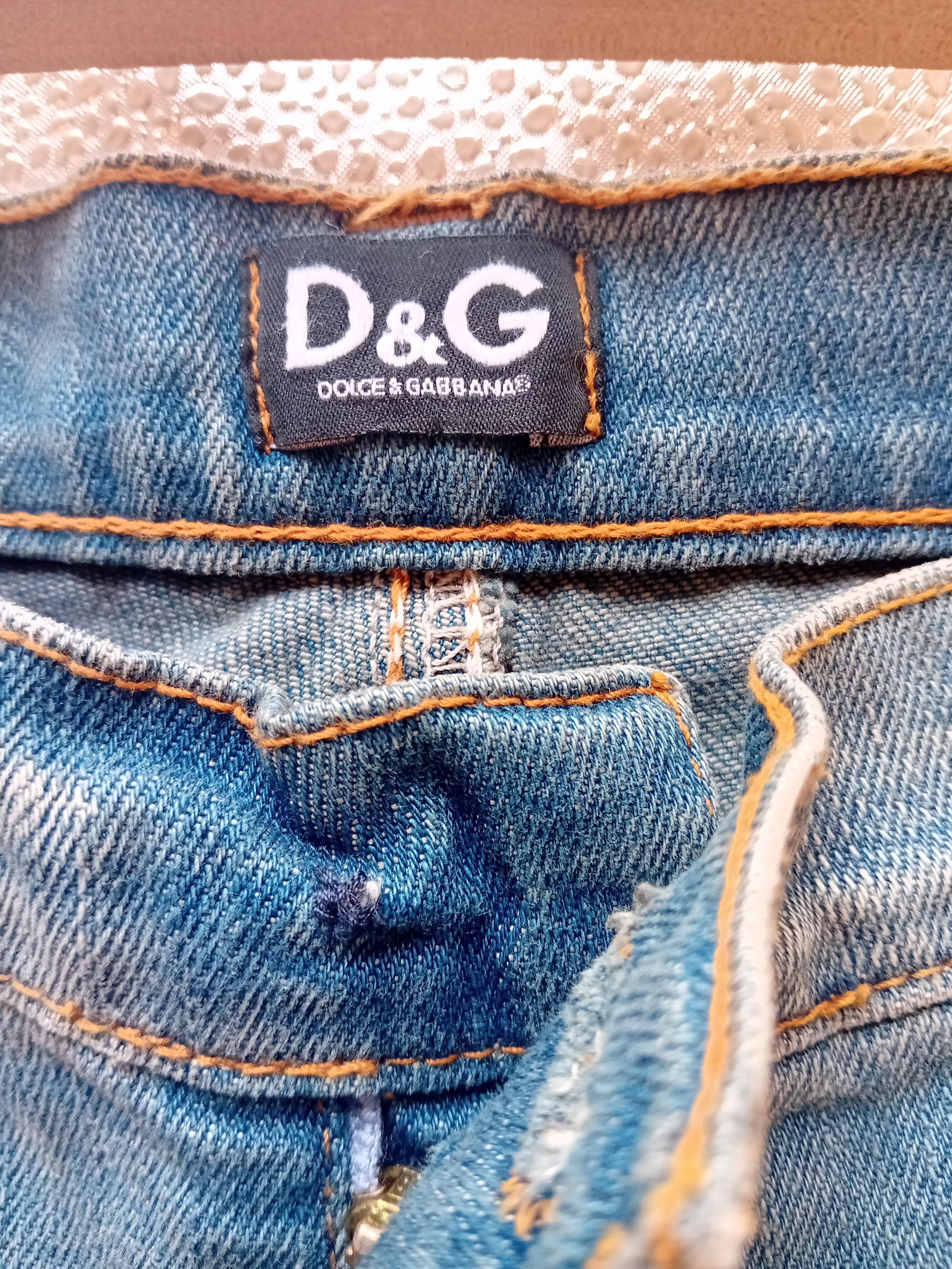 Jean Denim Bleu D&g W28