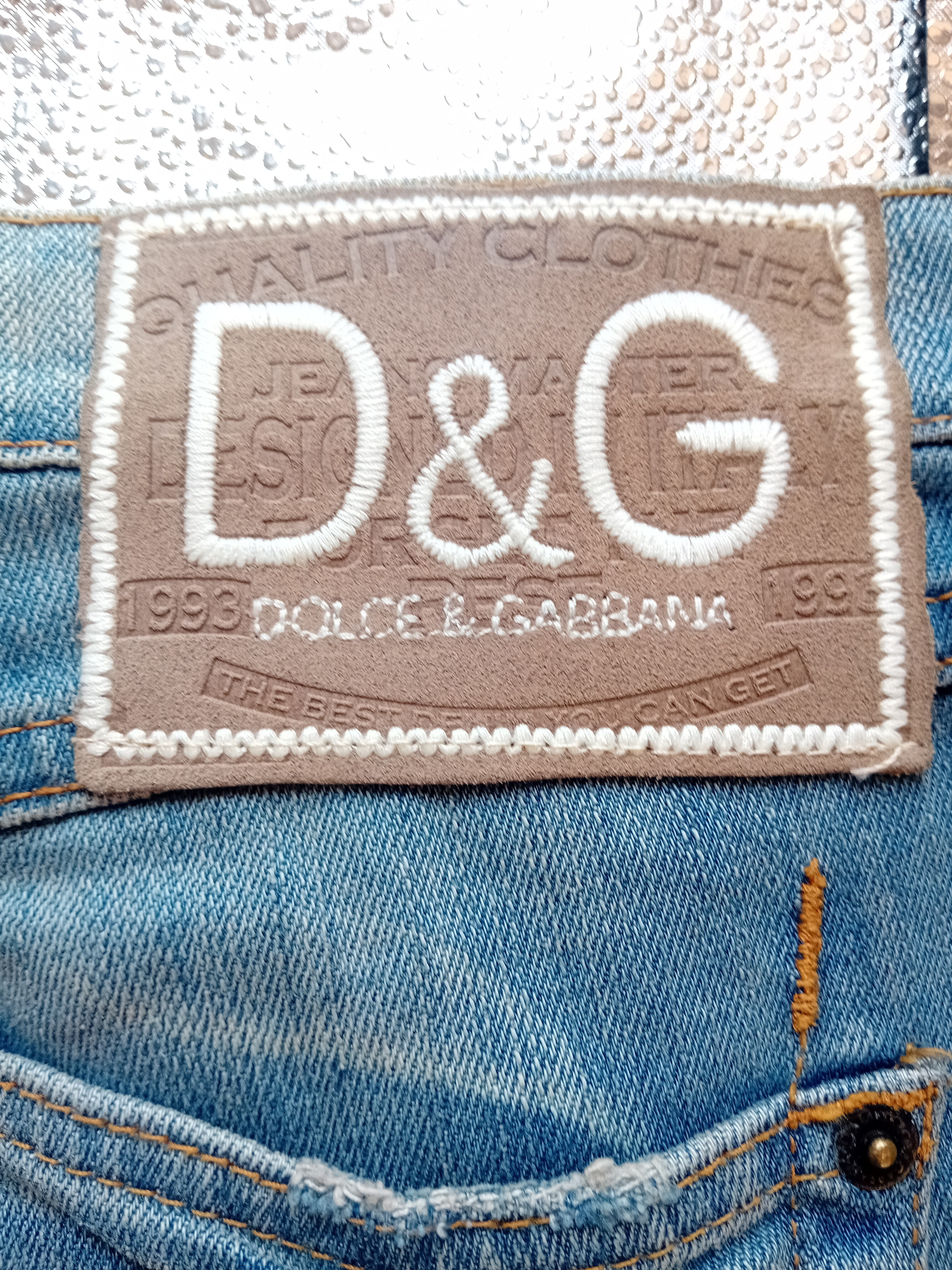 Jean Denim Bleu D&g W28