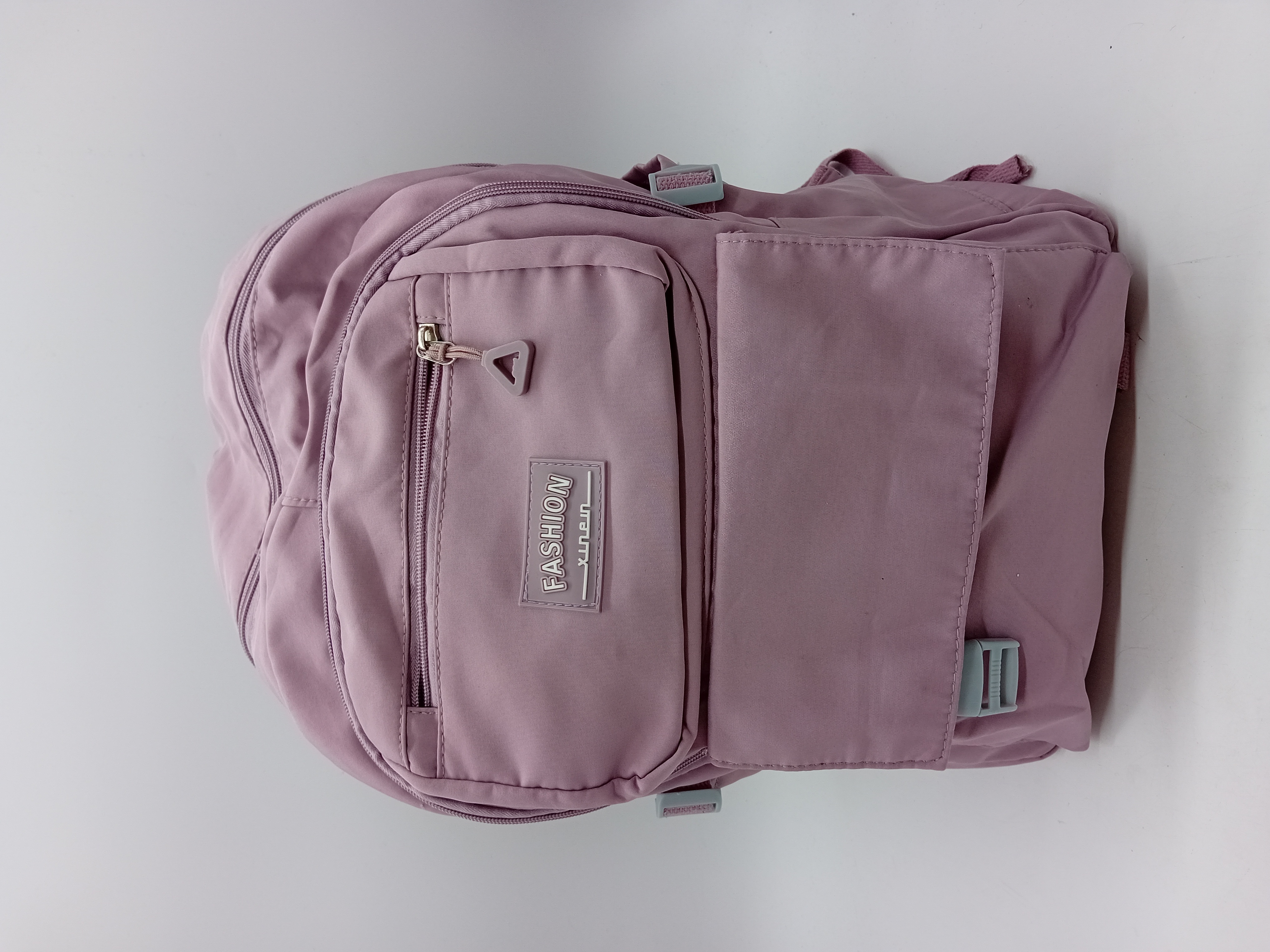 Sac à dos rose multi-poches