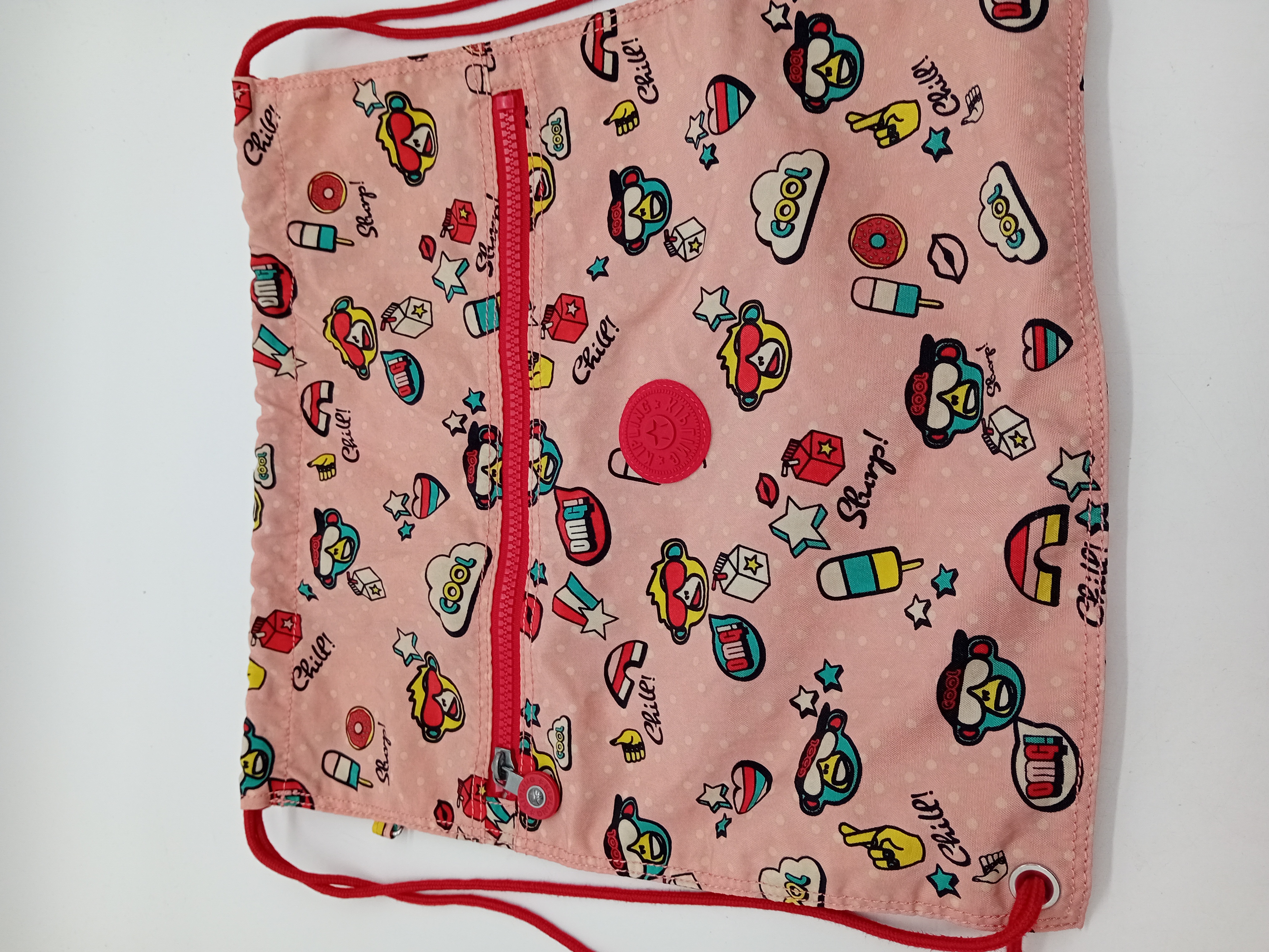 Lot De 2 Sacs À Cordon Kipling Rose