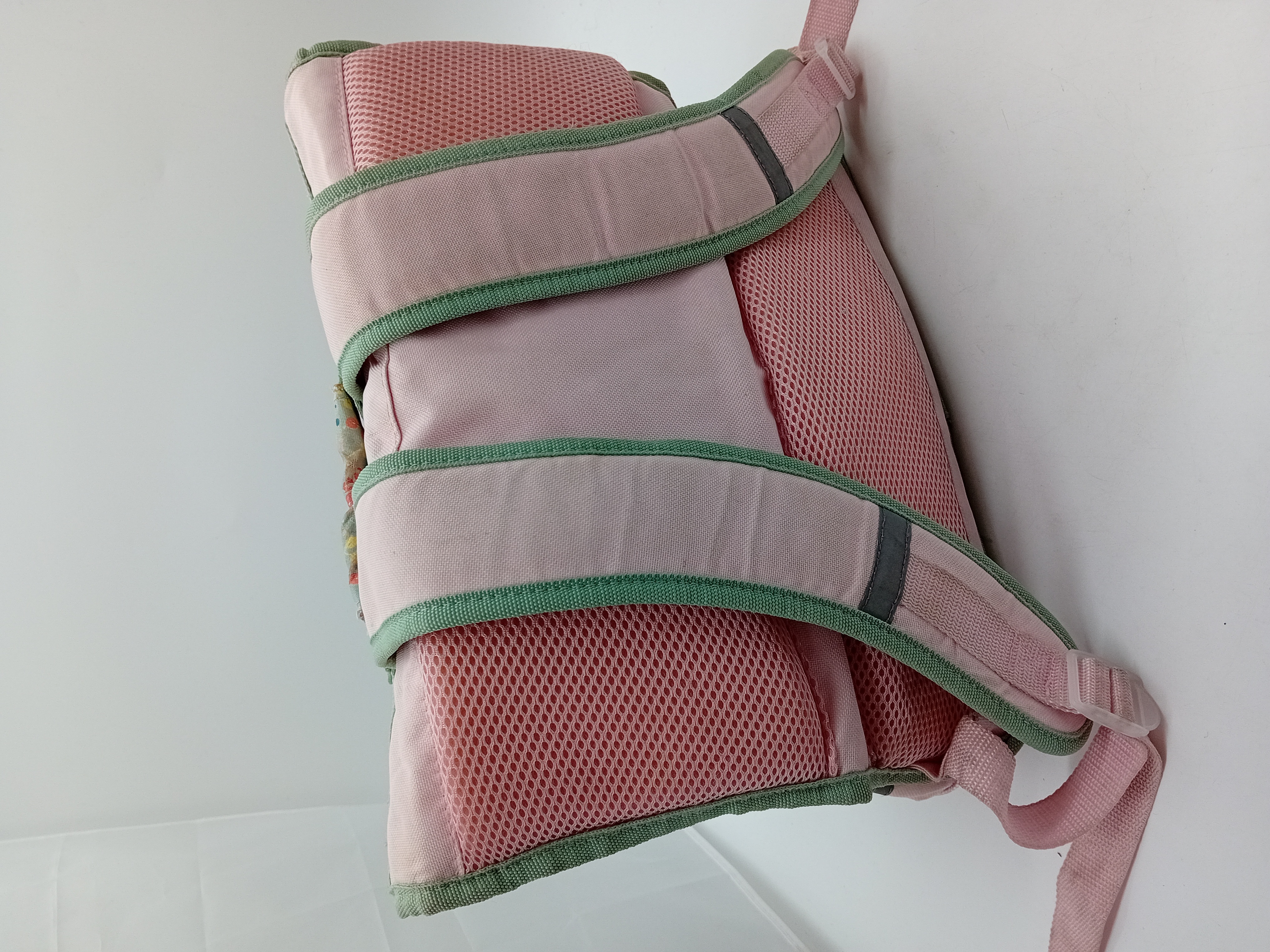 Sac À Dos Kokeshi Rose Et Vert