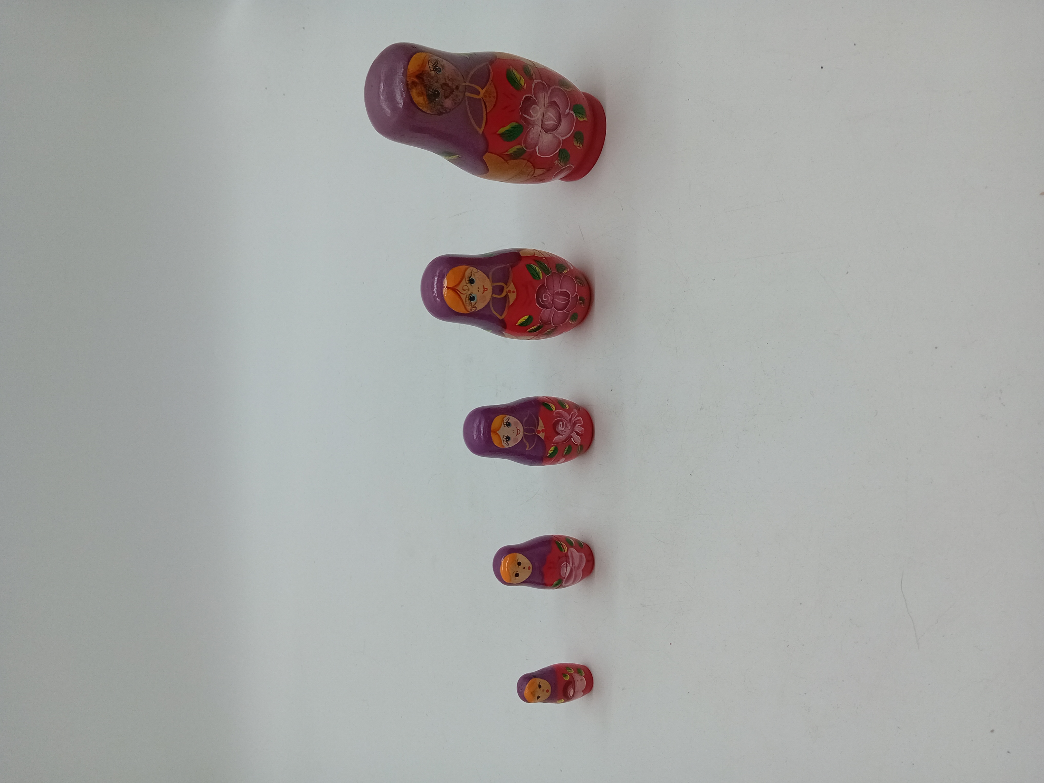 Set 5 Poupées Russes Matriochka Bois