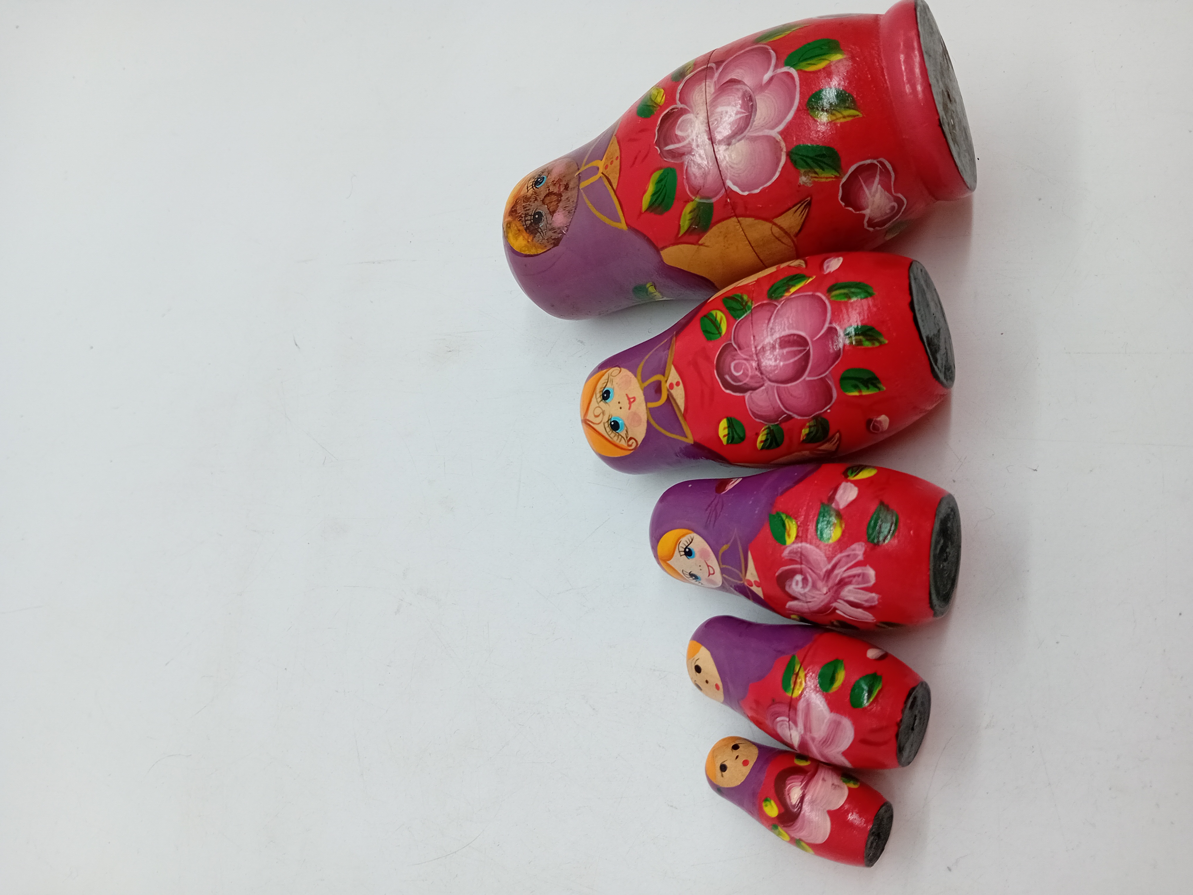 Set 5 Poupées Russes Matriochka Bois