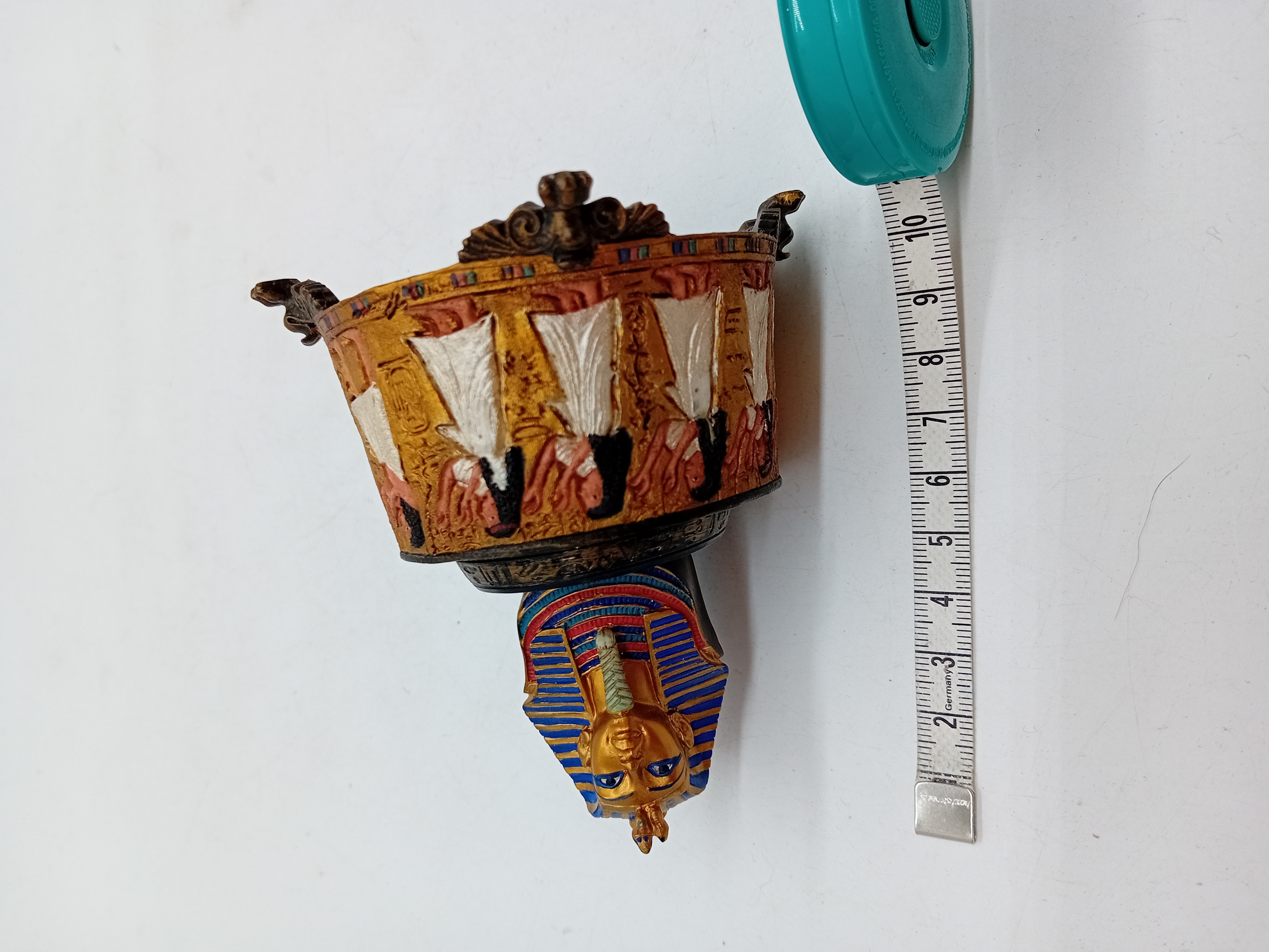 Boîte À Musique Buste Pharaon Égyptien Sankyo