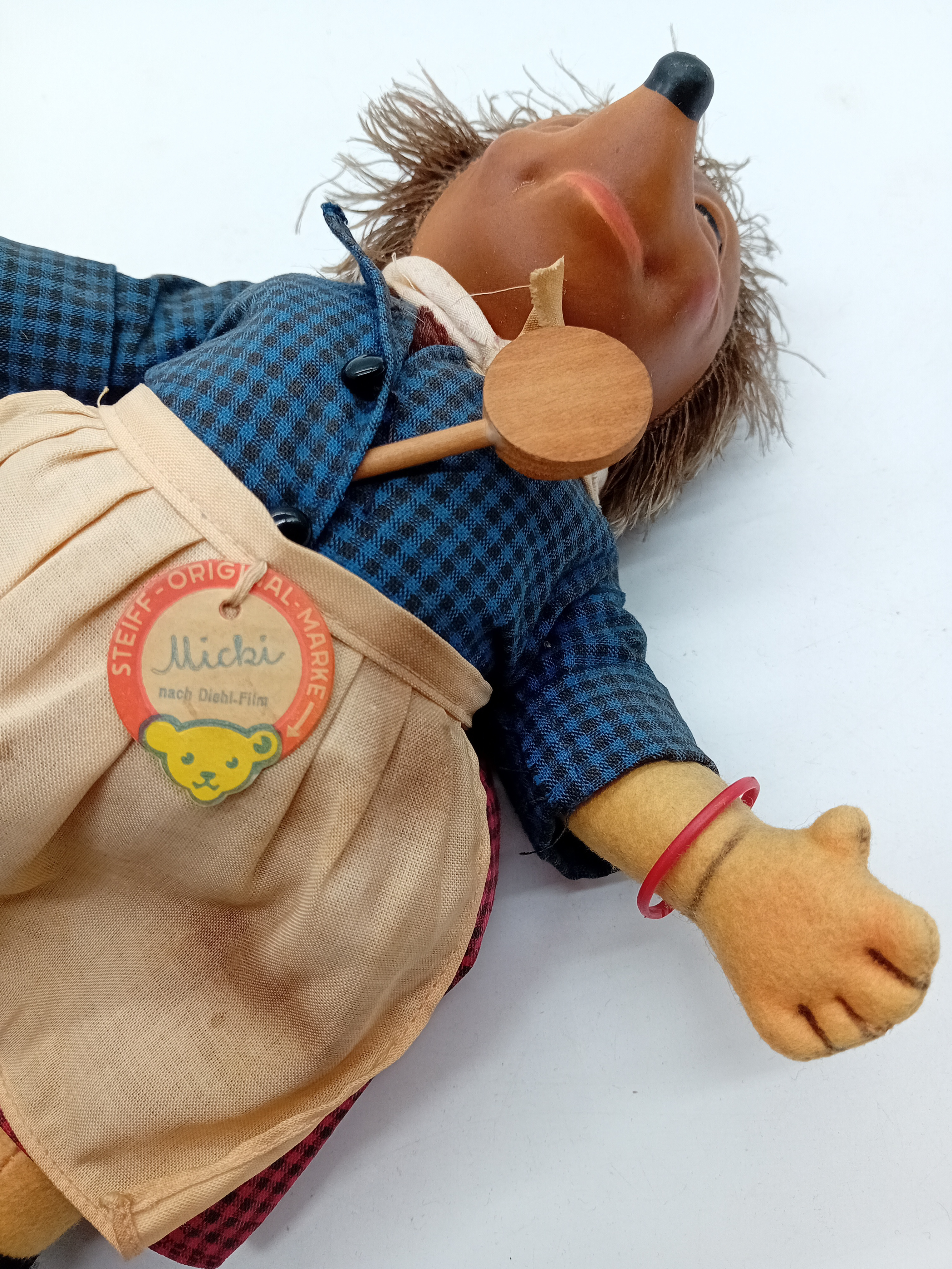 Lot De 3 Poupées Vintage Steiff Mecki Macki Micki