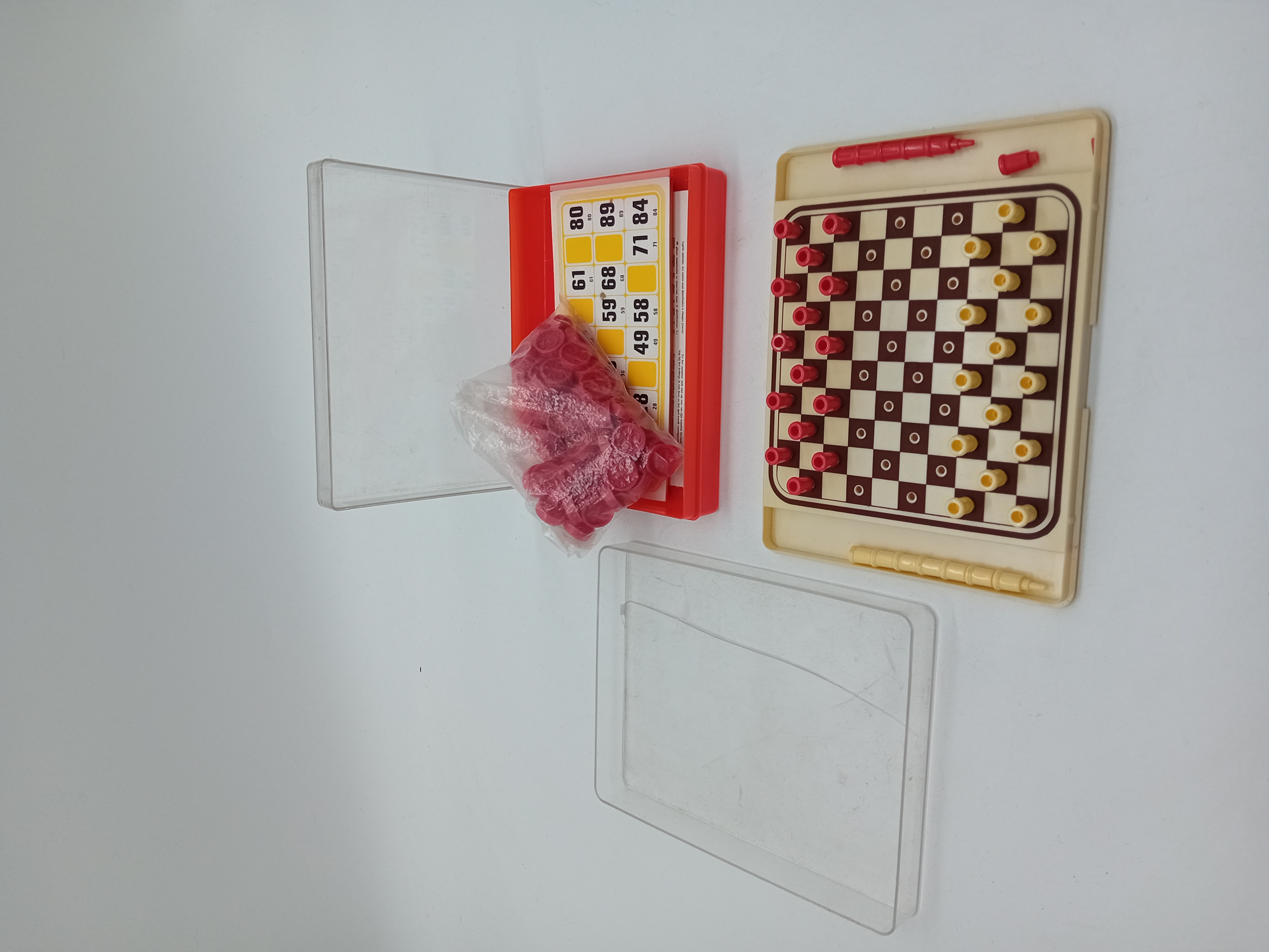 Jeux De Voyage Vintage Bingo Et Dames