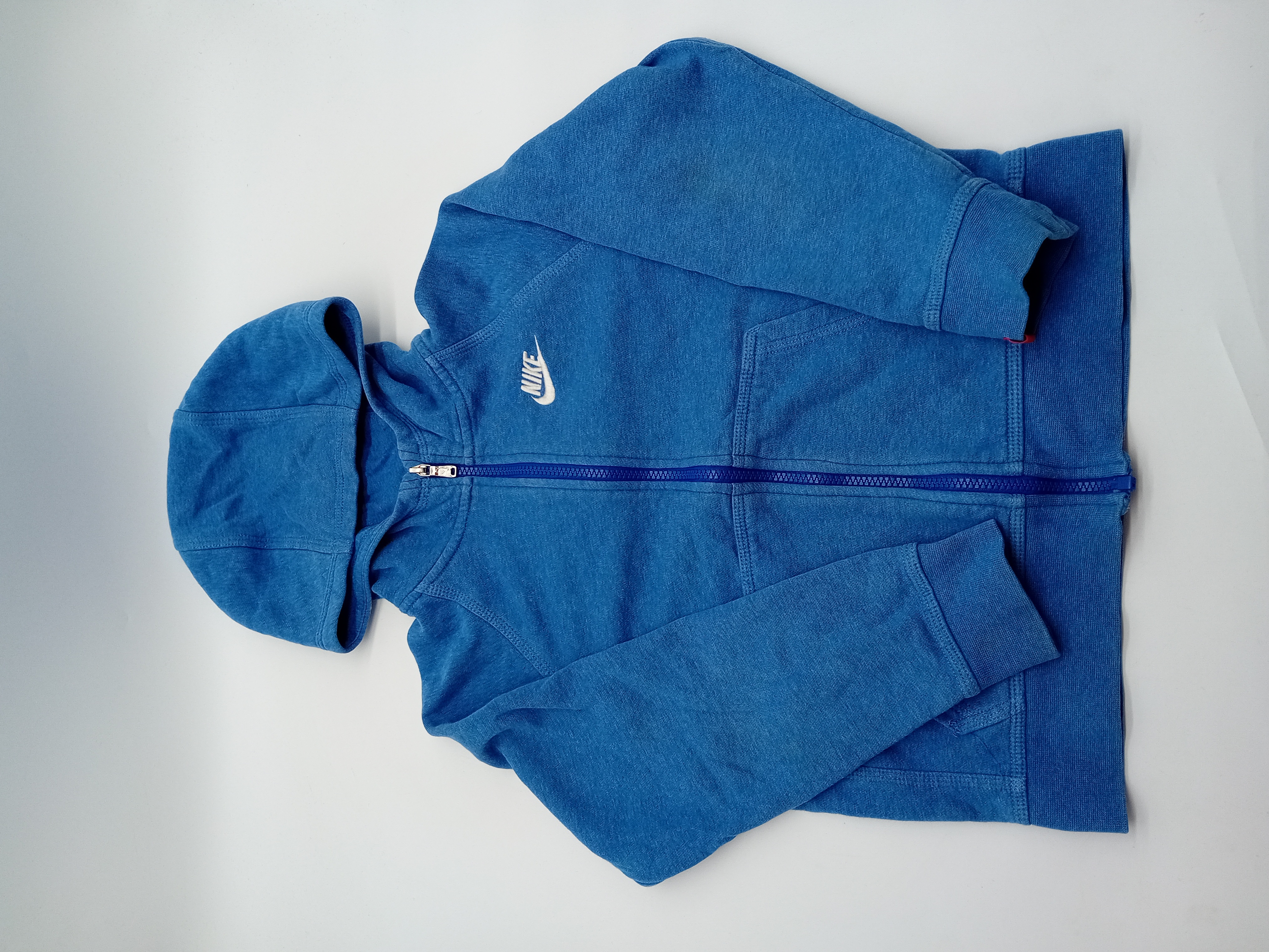 Sweat à Capuche Zipé Bleu Nike 8ans