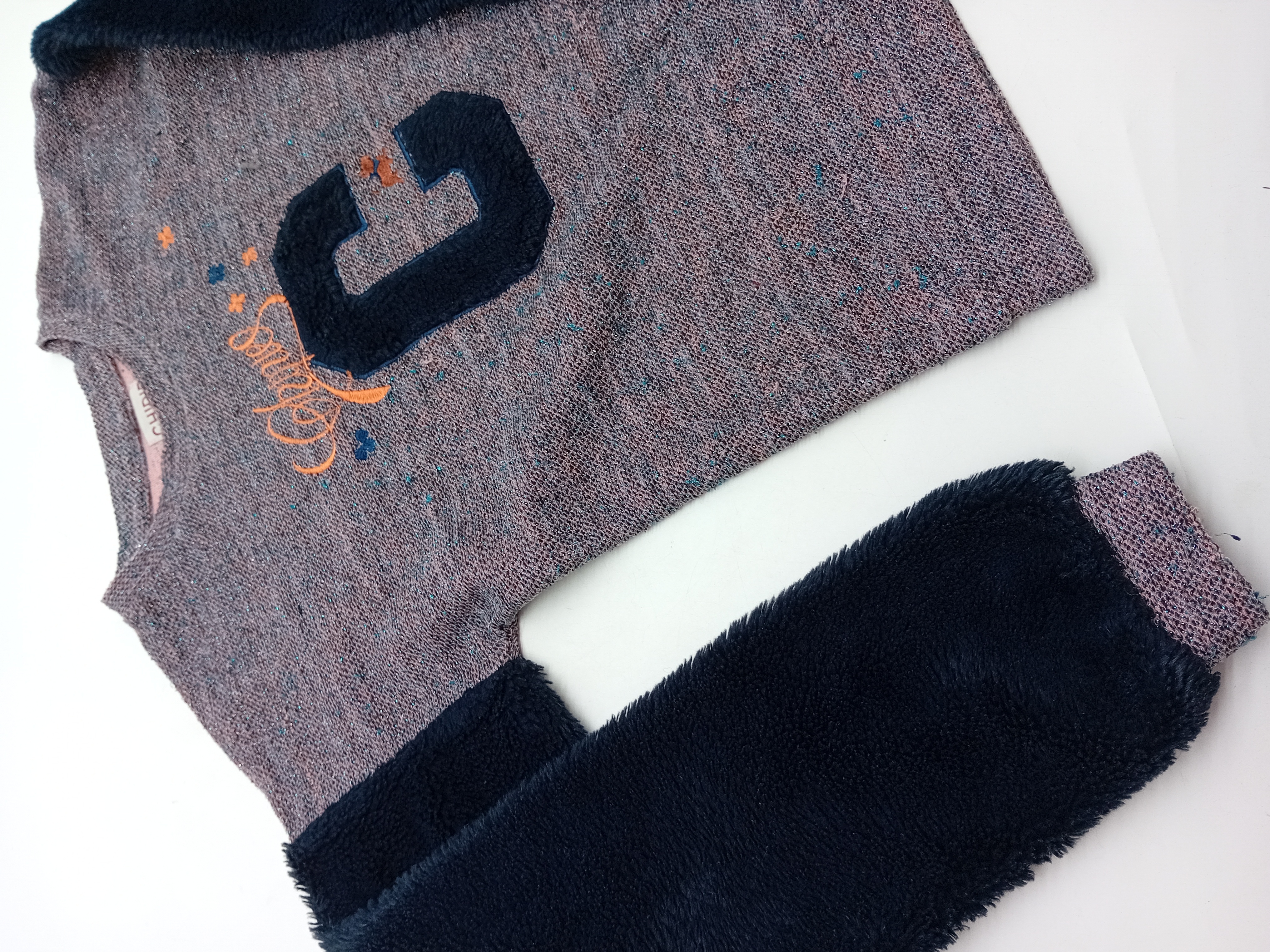 Sweat Bicolore Maille Et Polaire Chipie