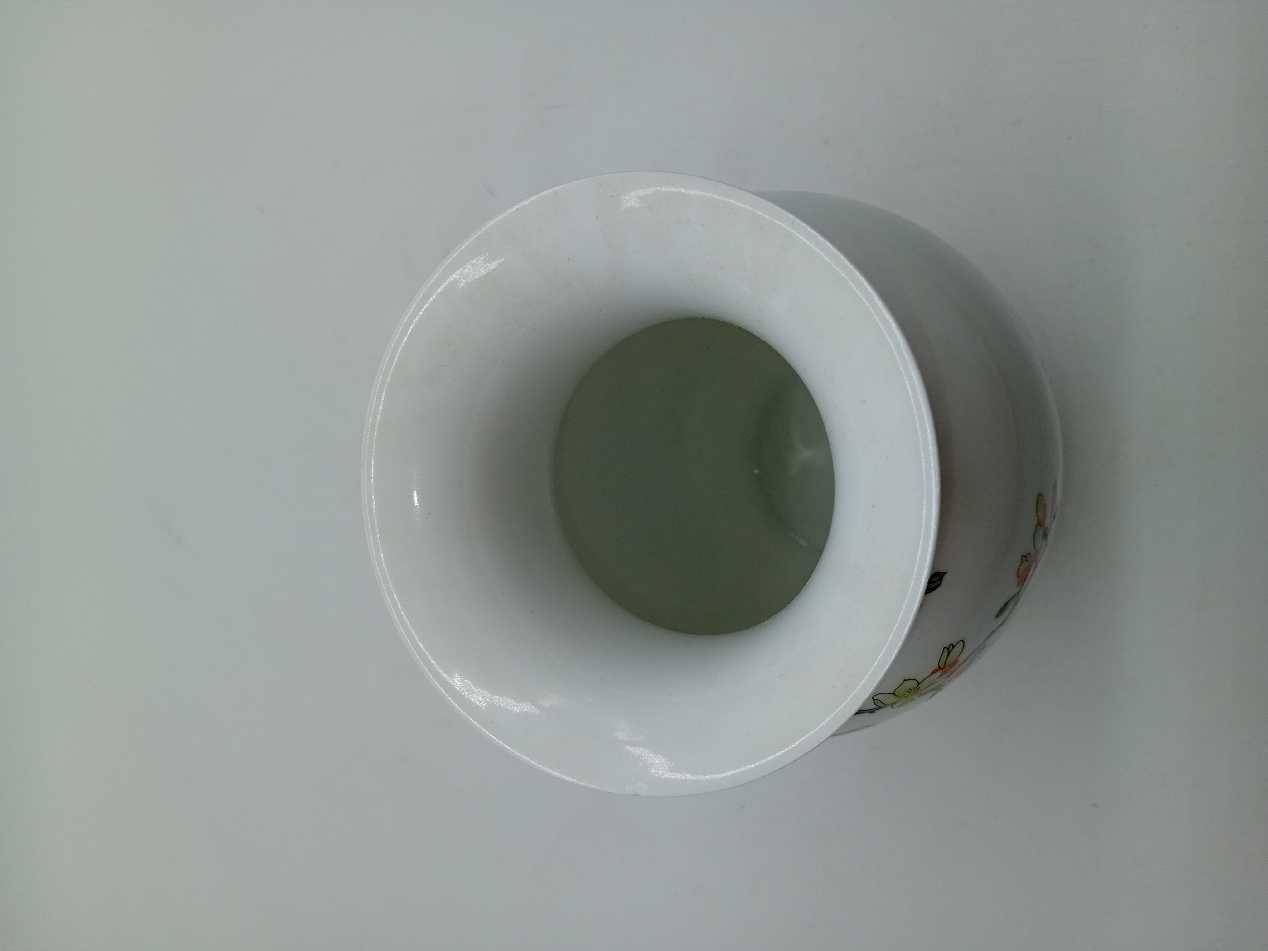 Vase Porcelaine Chinoise Oiseaux Fleurs