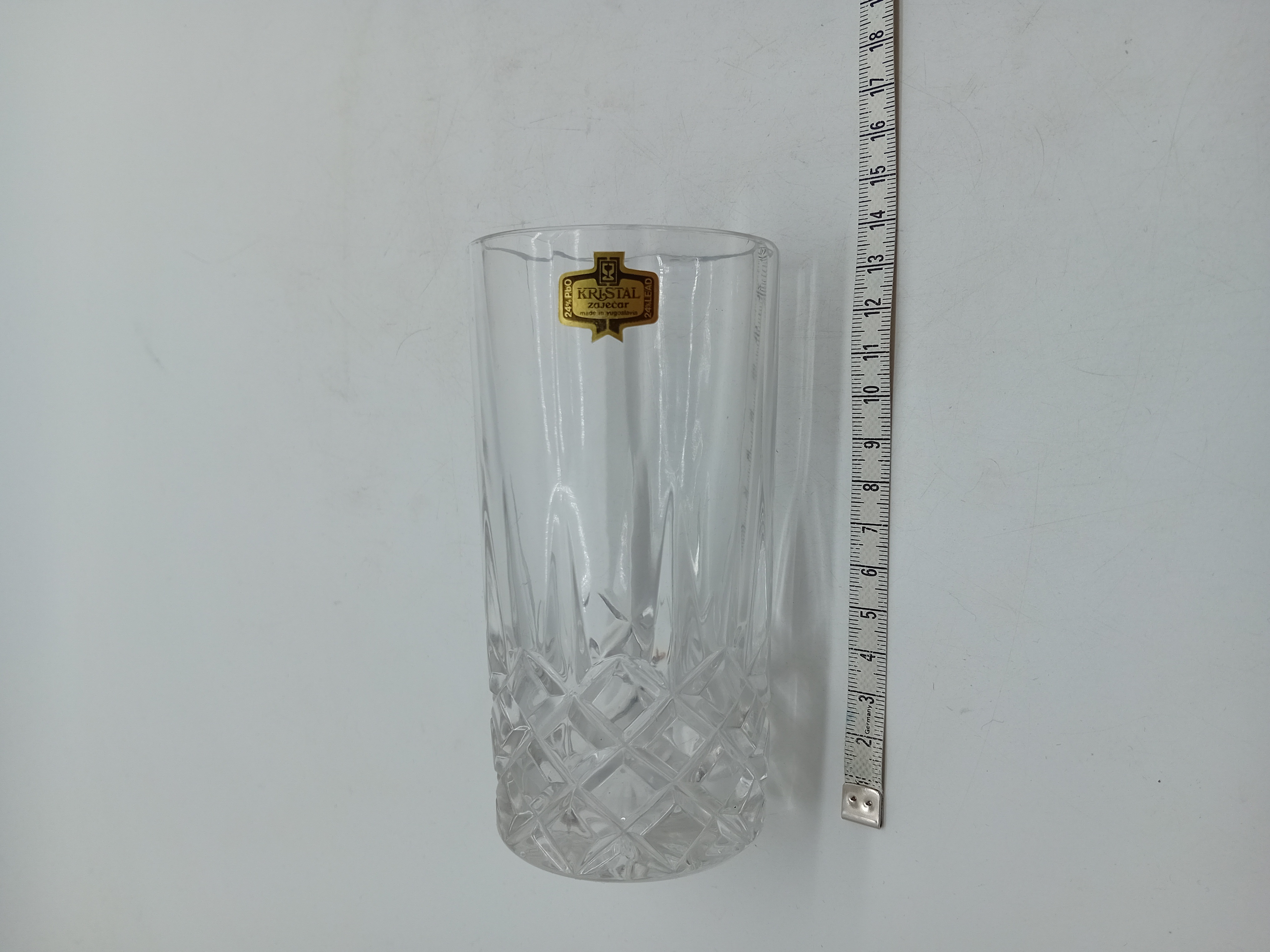Lot De 6 Verres En Cristal