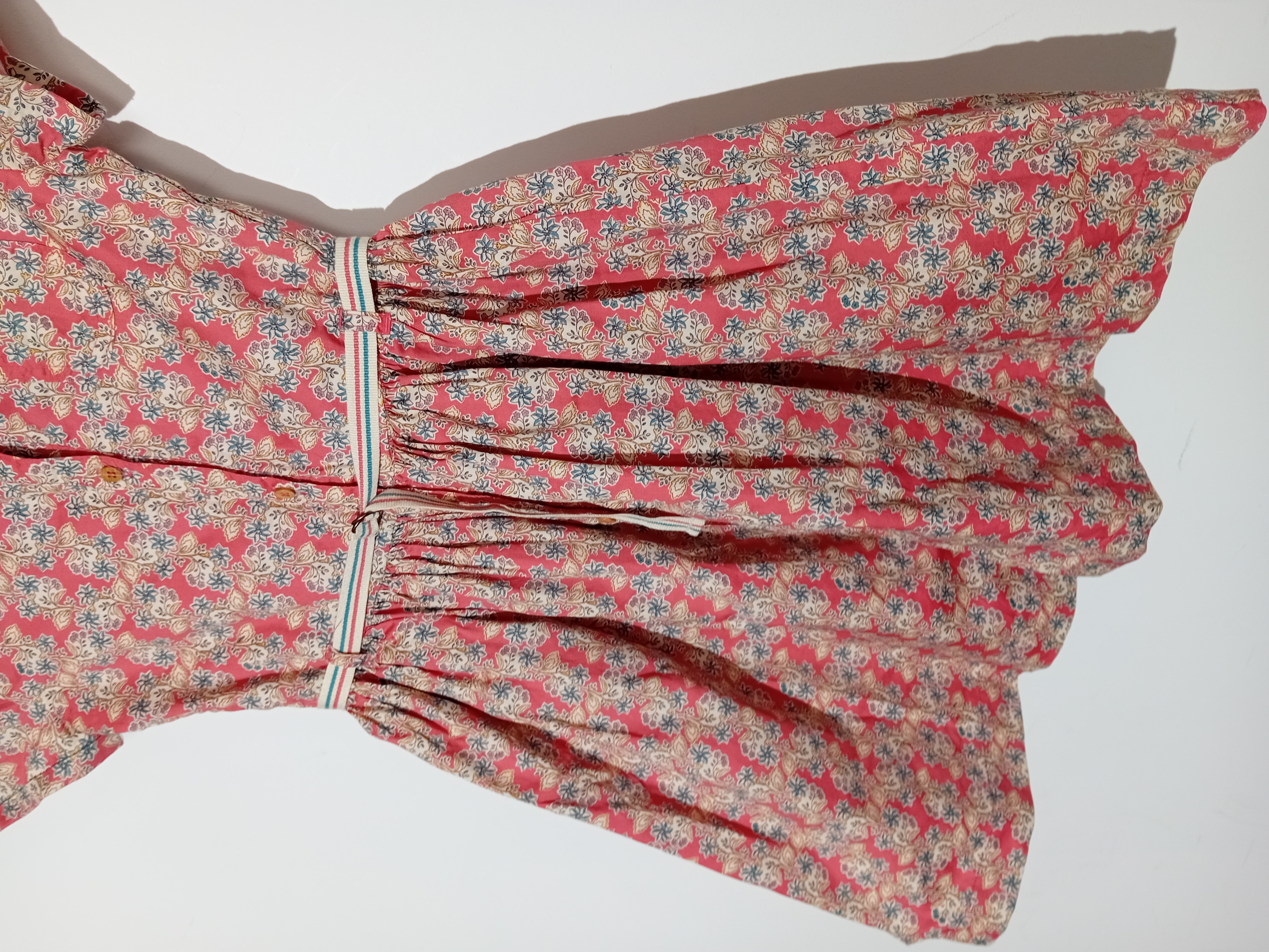 Robe Fleurie Rose Et Bleue Sergent Major