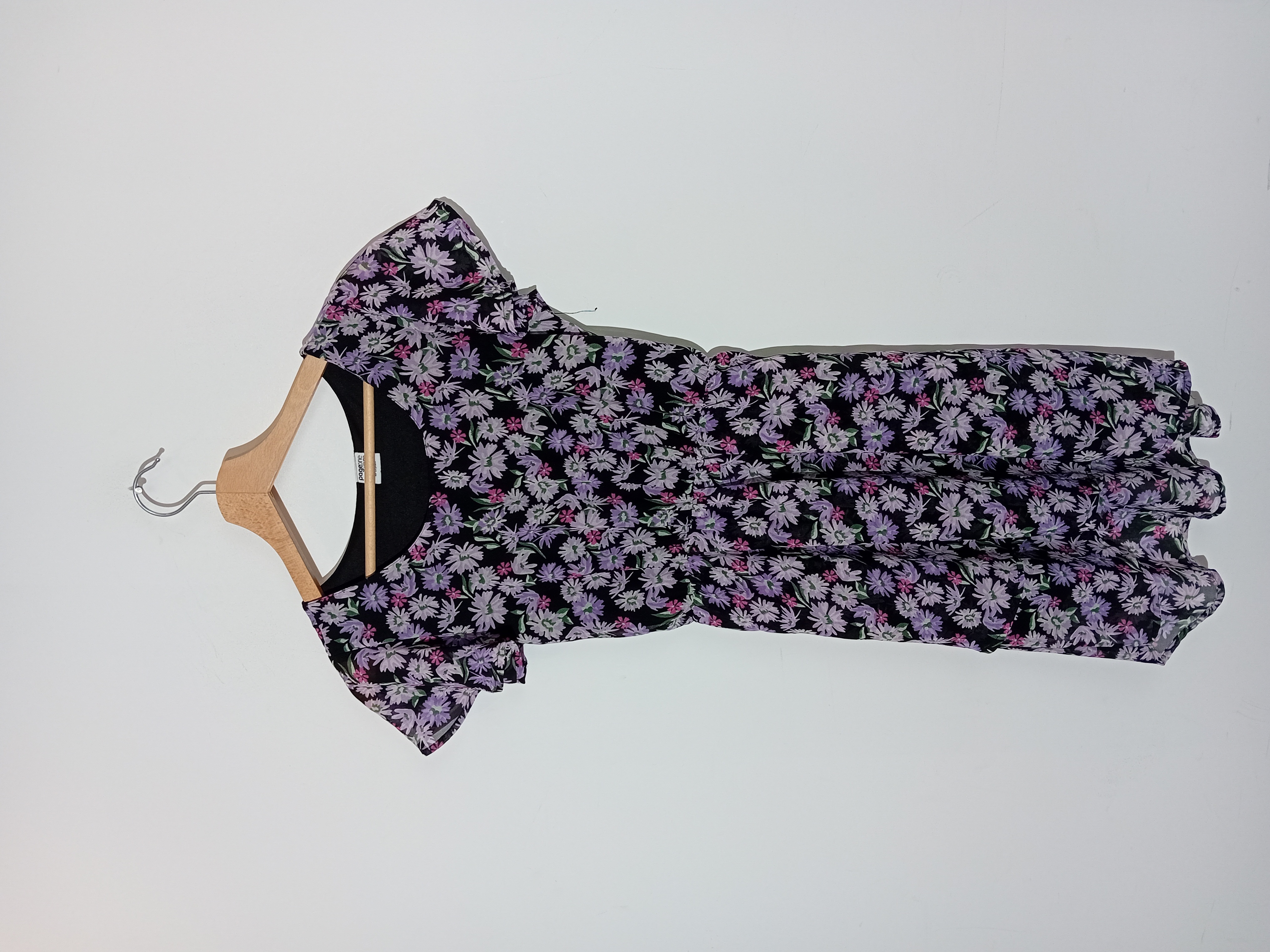 Robe Fleurie Violette Page One