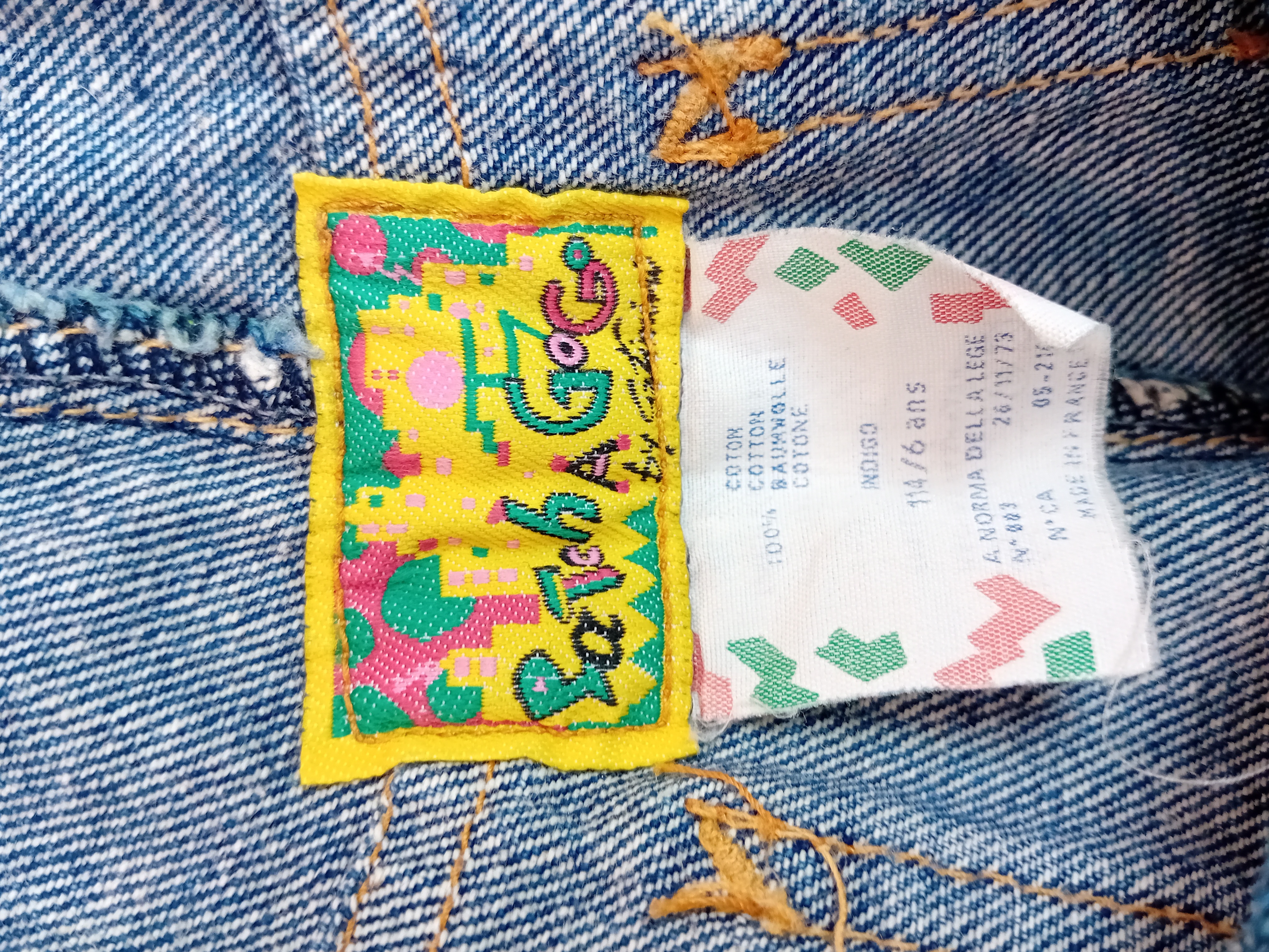 Jean Denim Imprimé Dinosaures Patcha Gogo 6 Ans