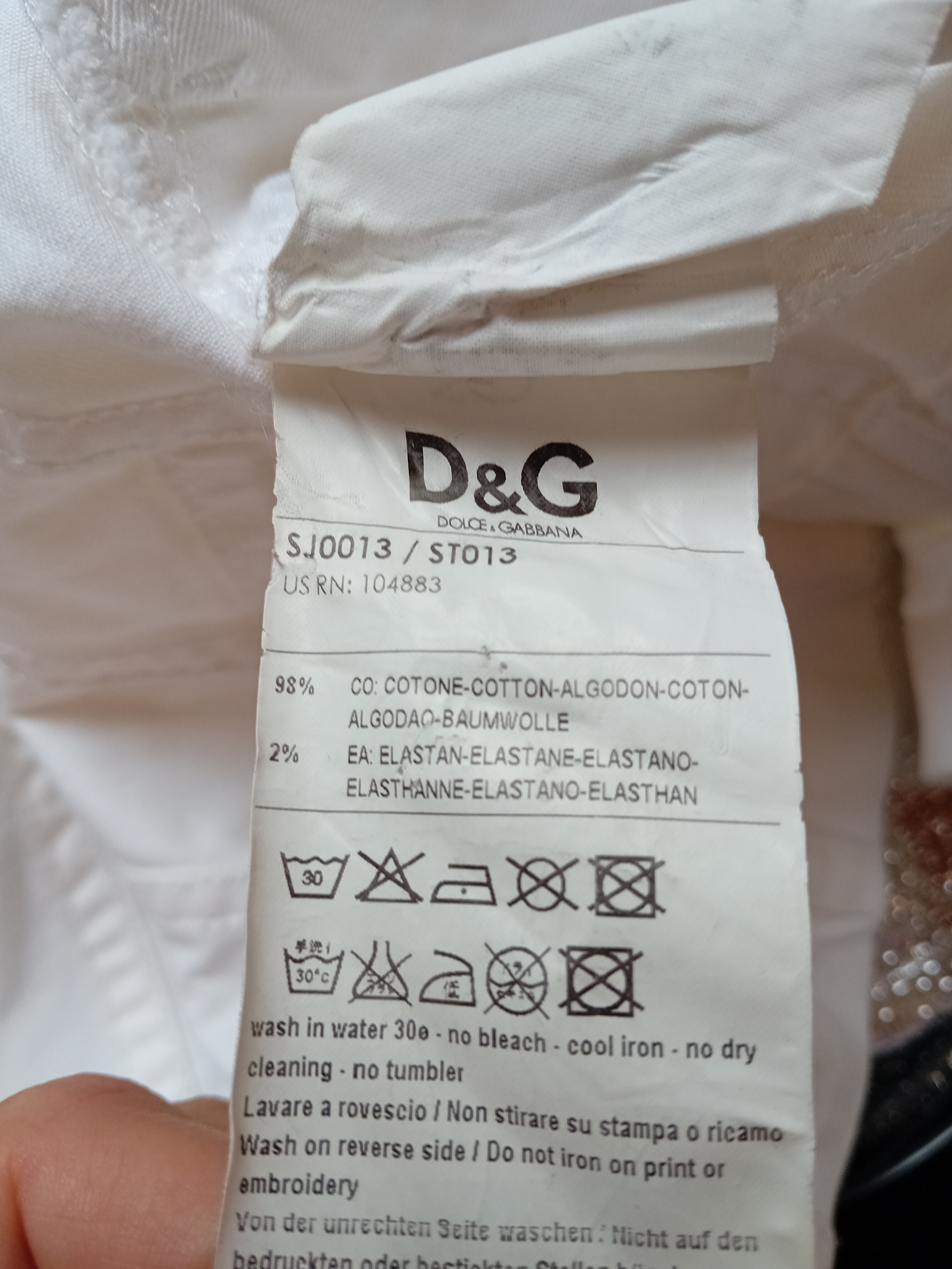 Veste En Jean D&g Dolce & Gabbana