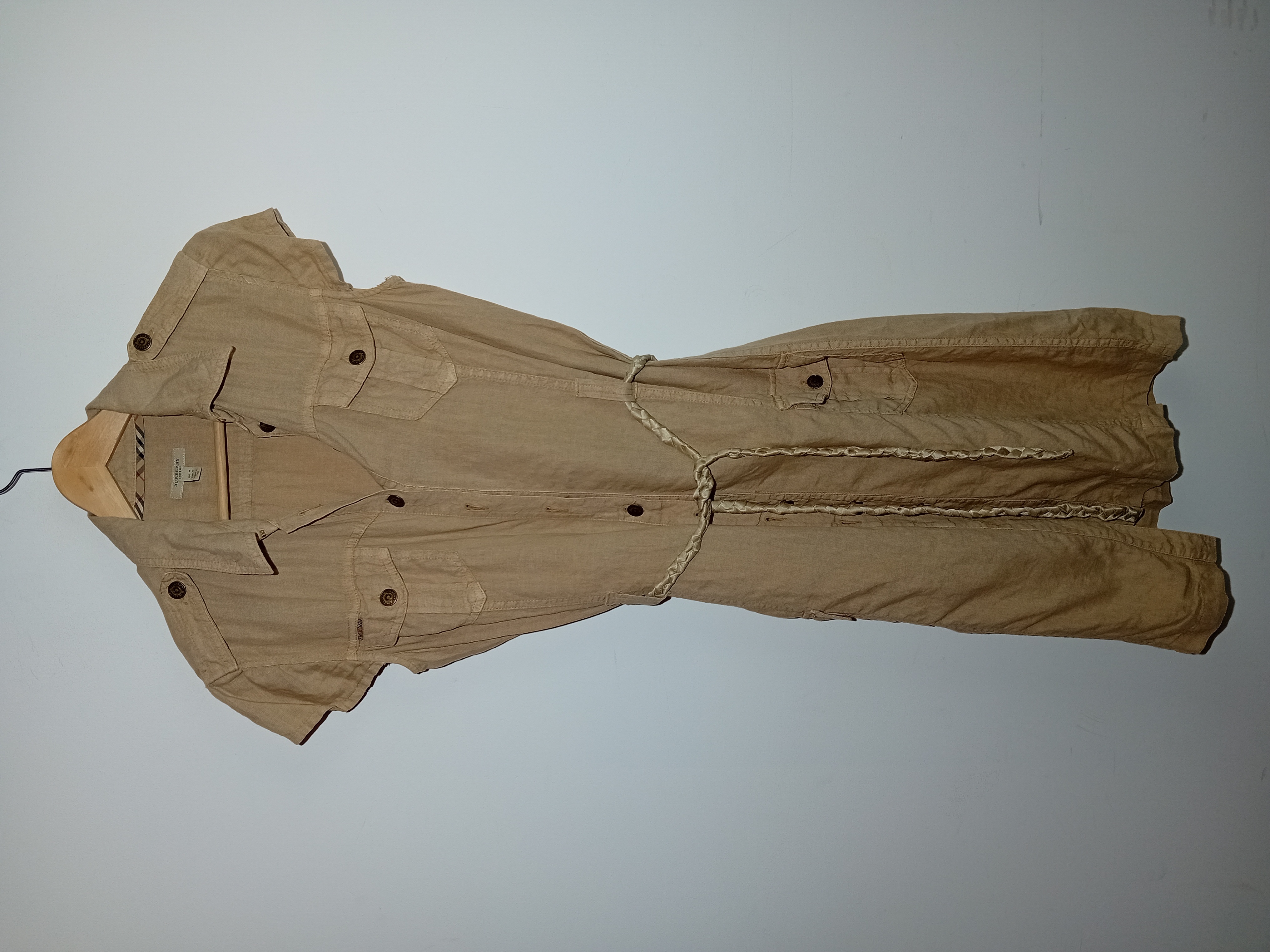 Robe Saharienne Lin Burberry Beige